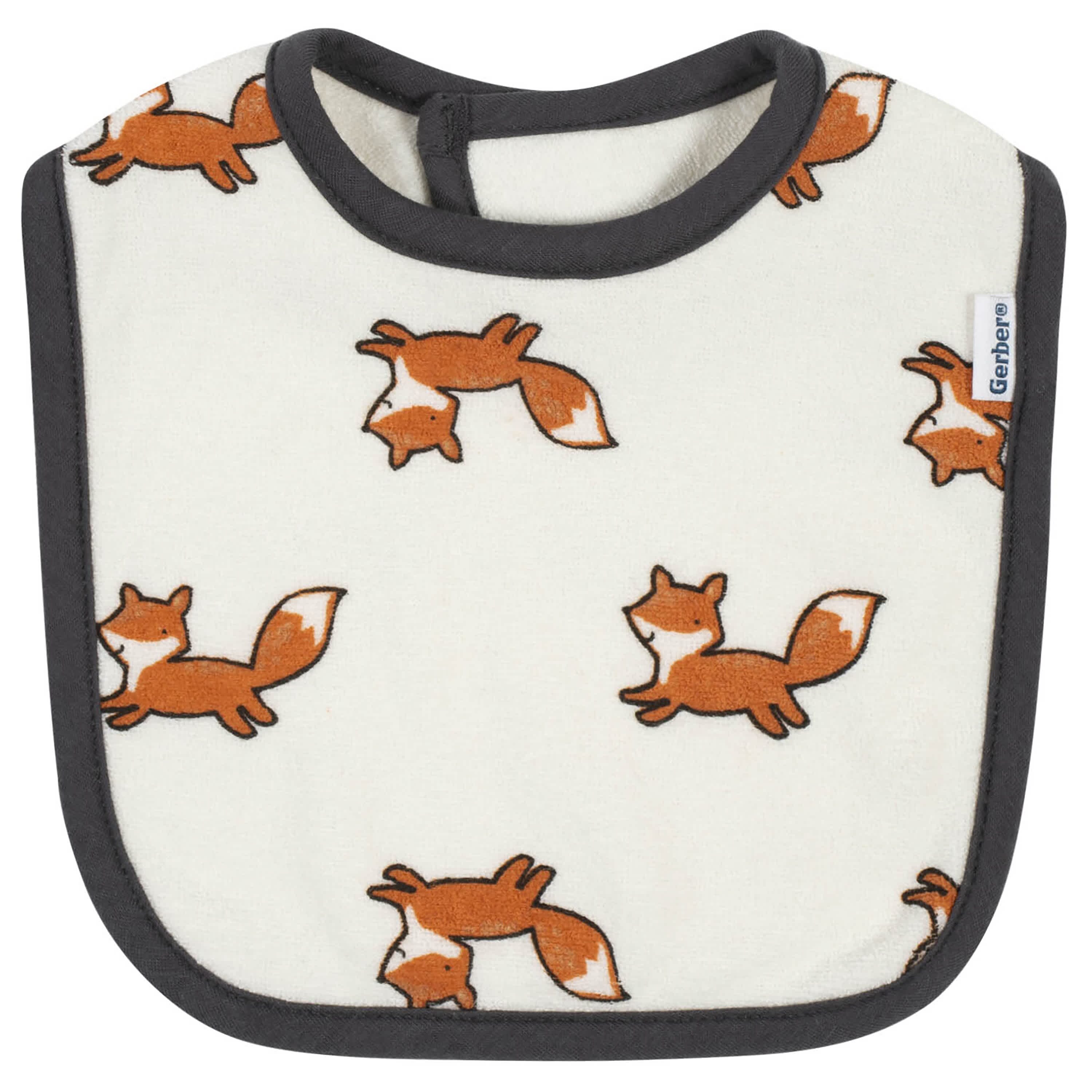 6-Piece Baby Boys Camping Bibs & Burp Cloths Set - Image 6
