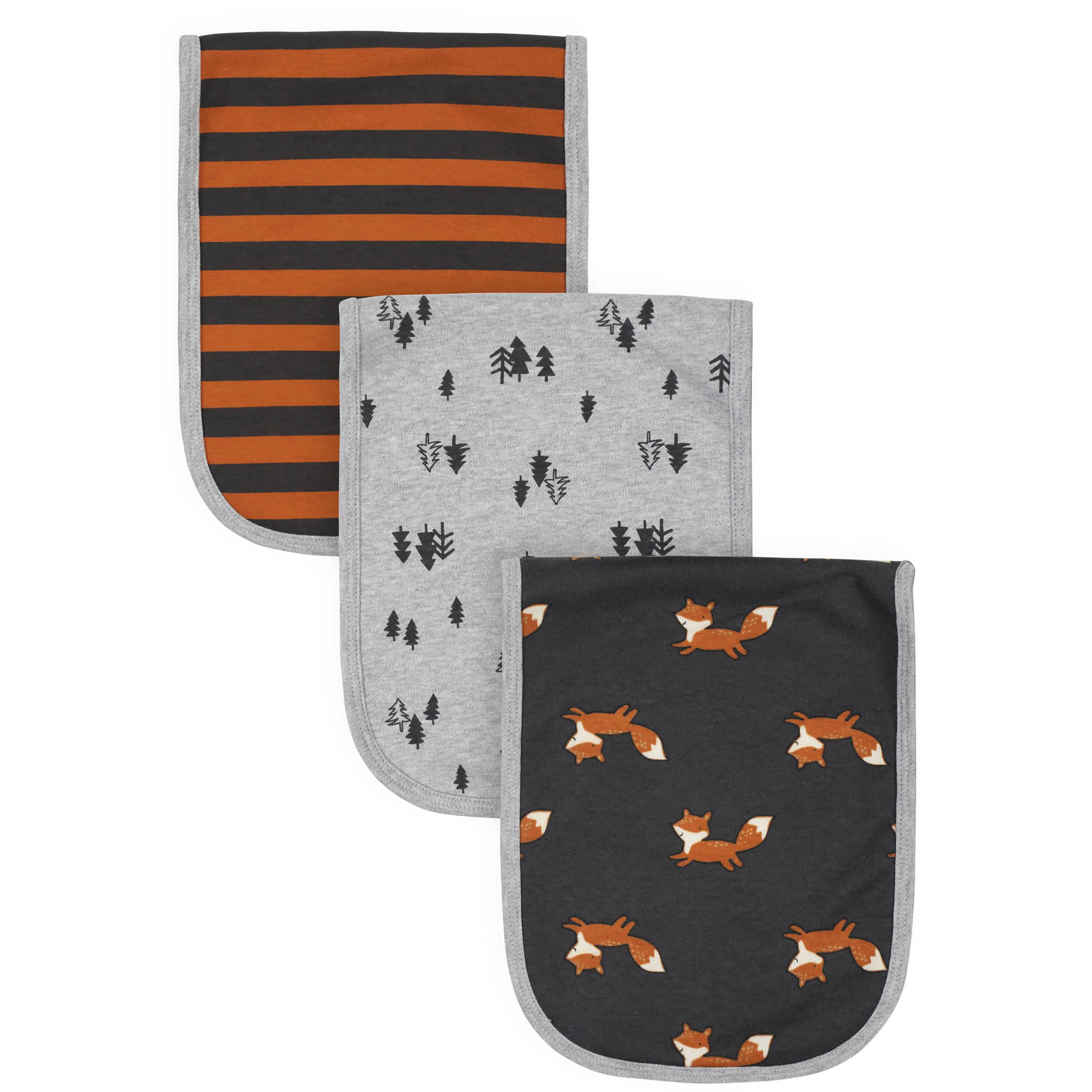 6-Piece Baby Boys Camping Bibs & Burp Cloths Set - Image 8