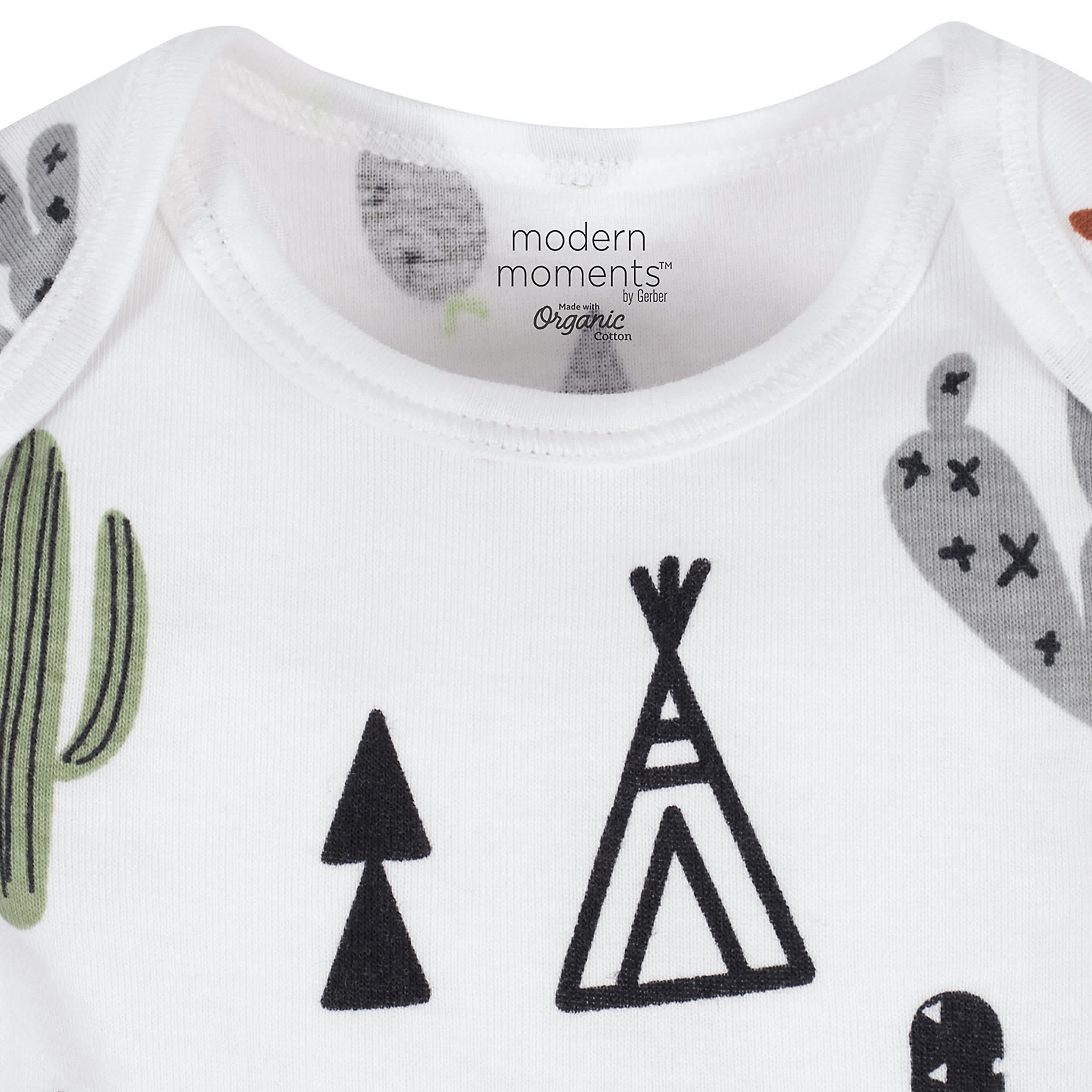 6-Piece Baby Boys Desert & Arrows Organic Onesies® Bodysuits, Pants, & Bandana Bibs - Image 11
