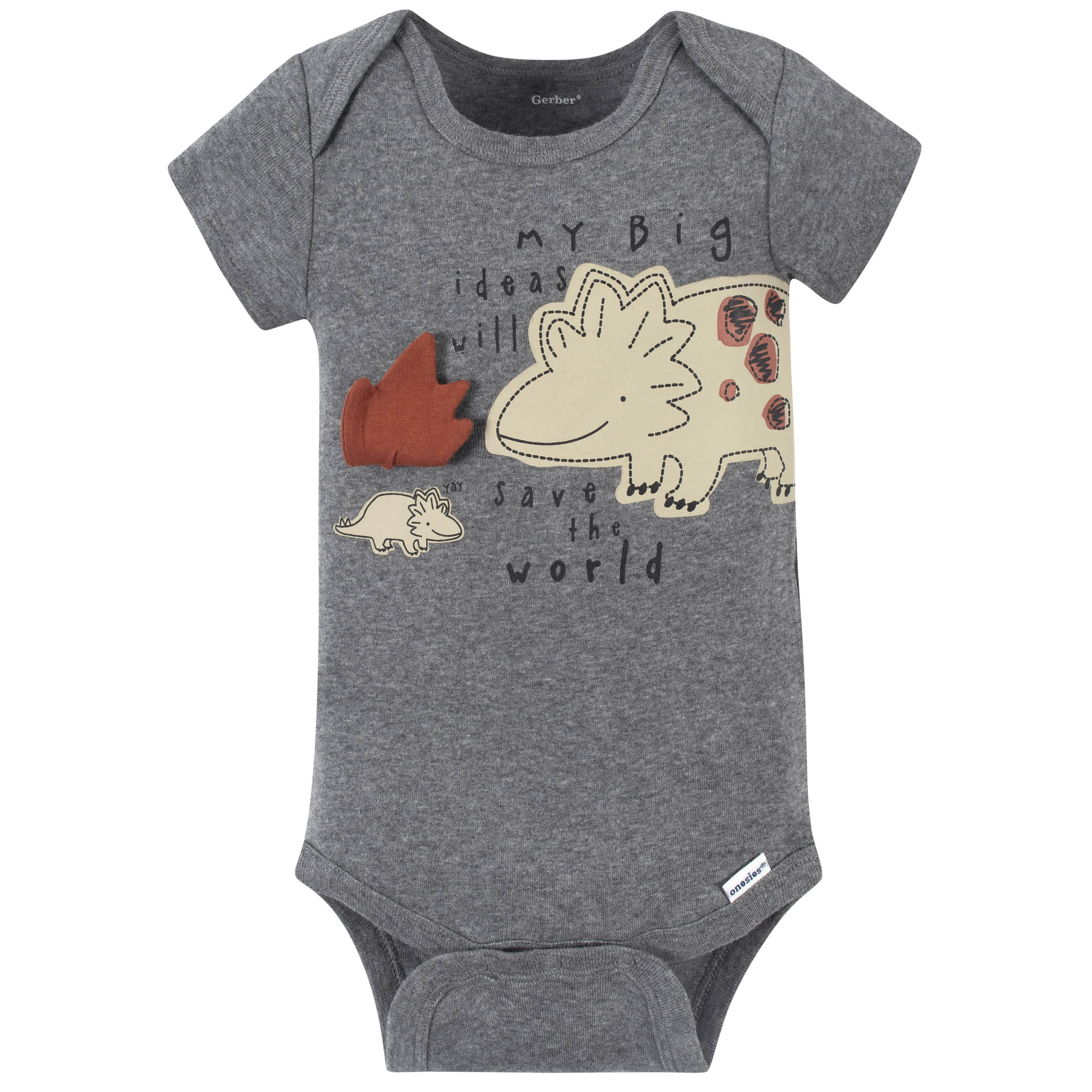 6-Piece Baby Boys Dino OnesiesĀ® Bodysuit and Sleep 'N Play Set - Image 4