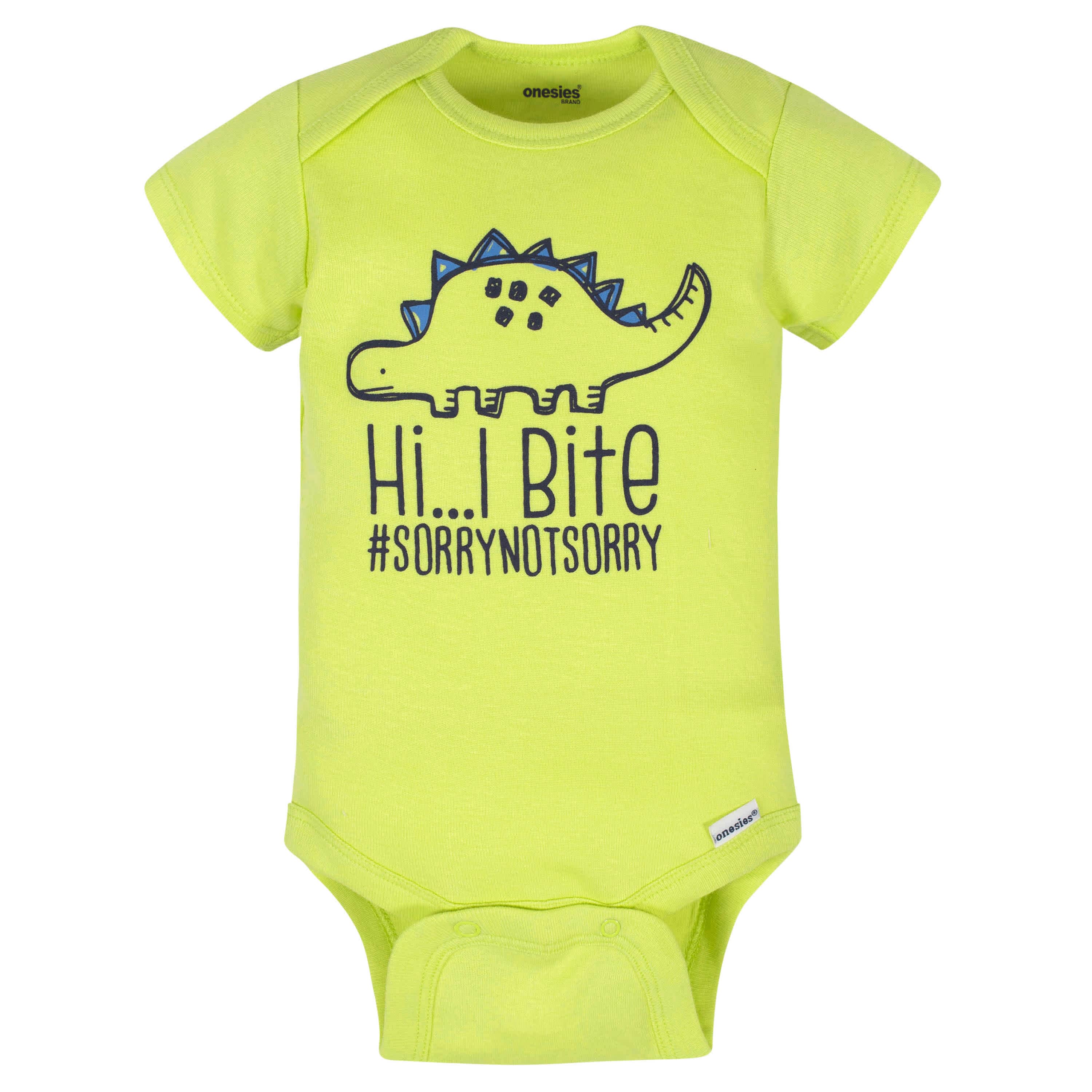 6-Piece Baby Boys Dino Onesies® Brand Bodysuits & Pants Set - Image 3