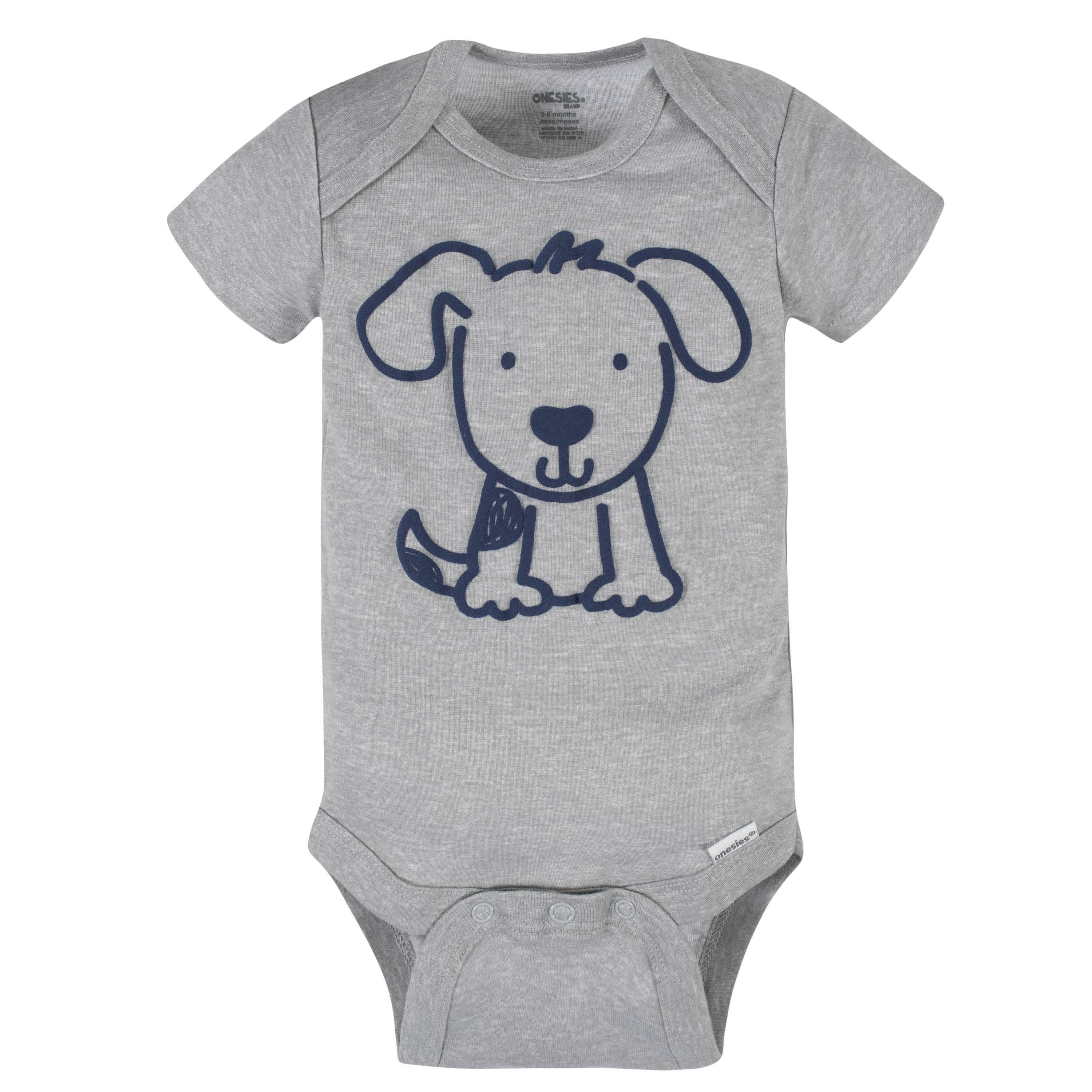 6-Piece Baby Boys Dog Onesies® Brand Bodysuits & Pants Set - Image 3