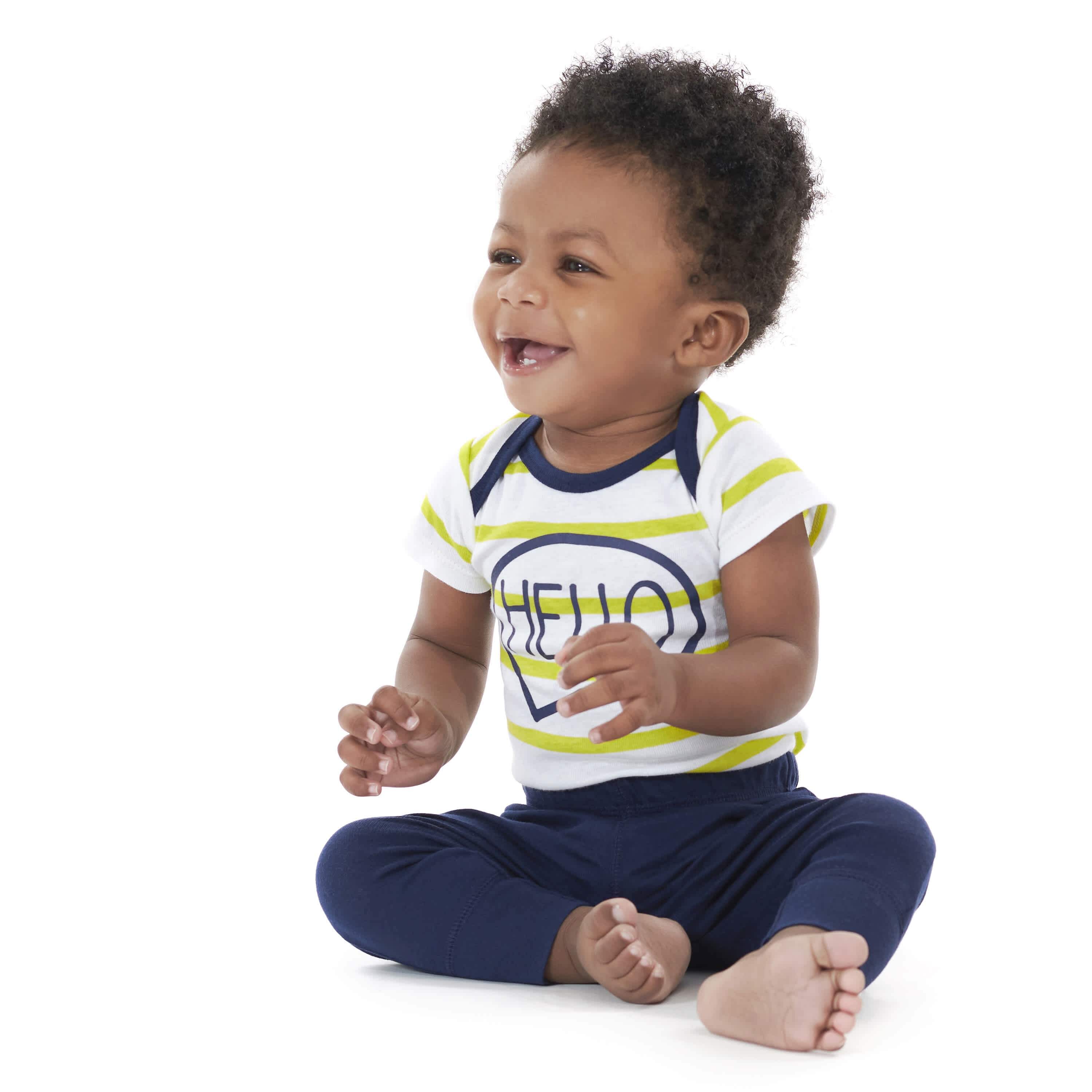 6-Piece Baby Boys Dog OnesiesĀ® Brand Bodysuits & Sleep 'n Plays Set - Image 2