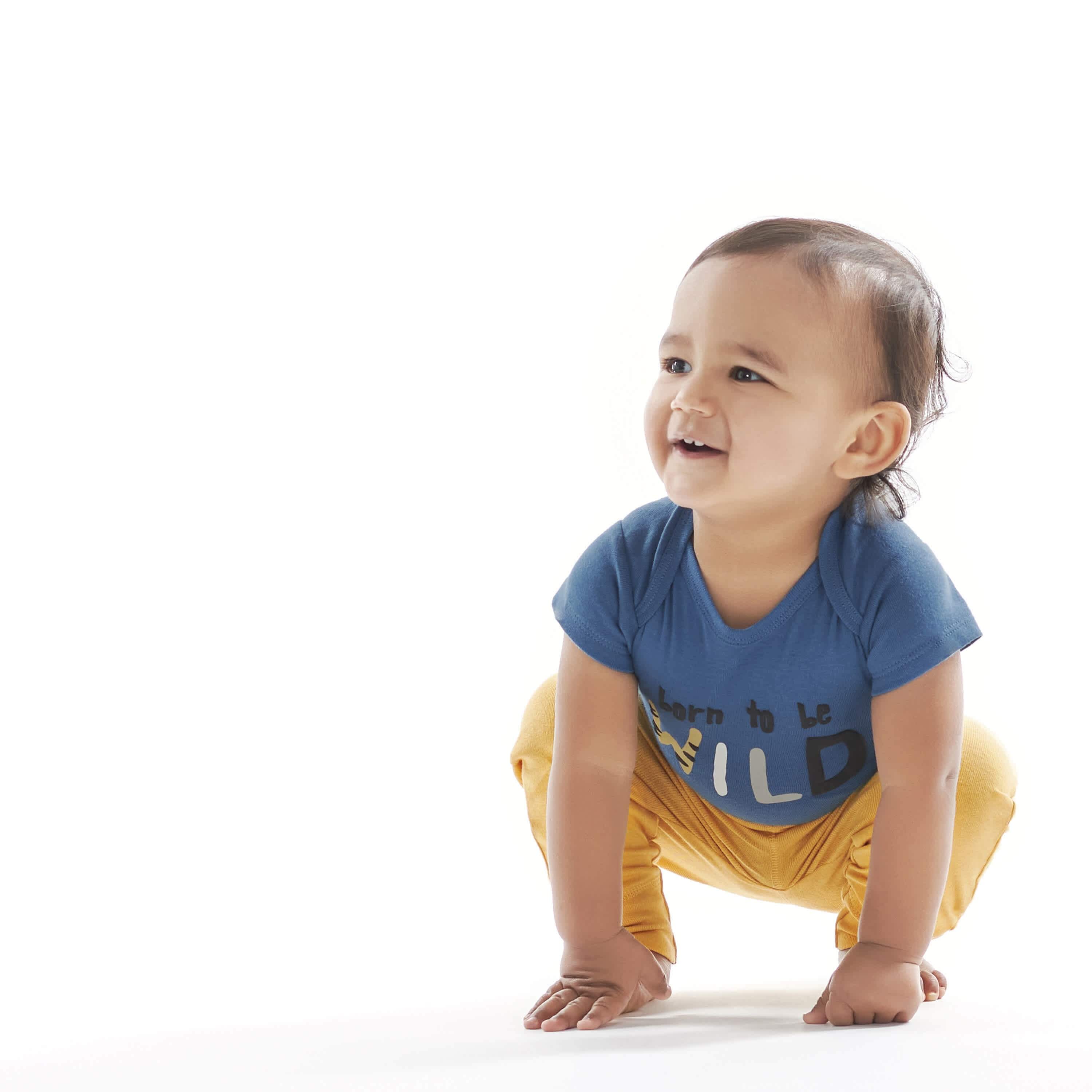 6-Piece Baby Boys Wild Onesies® Brand Bodysuits & Pants Set - Image 3