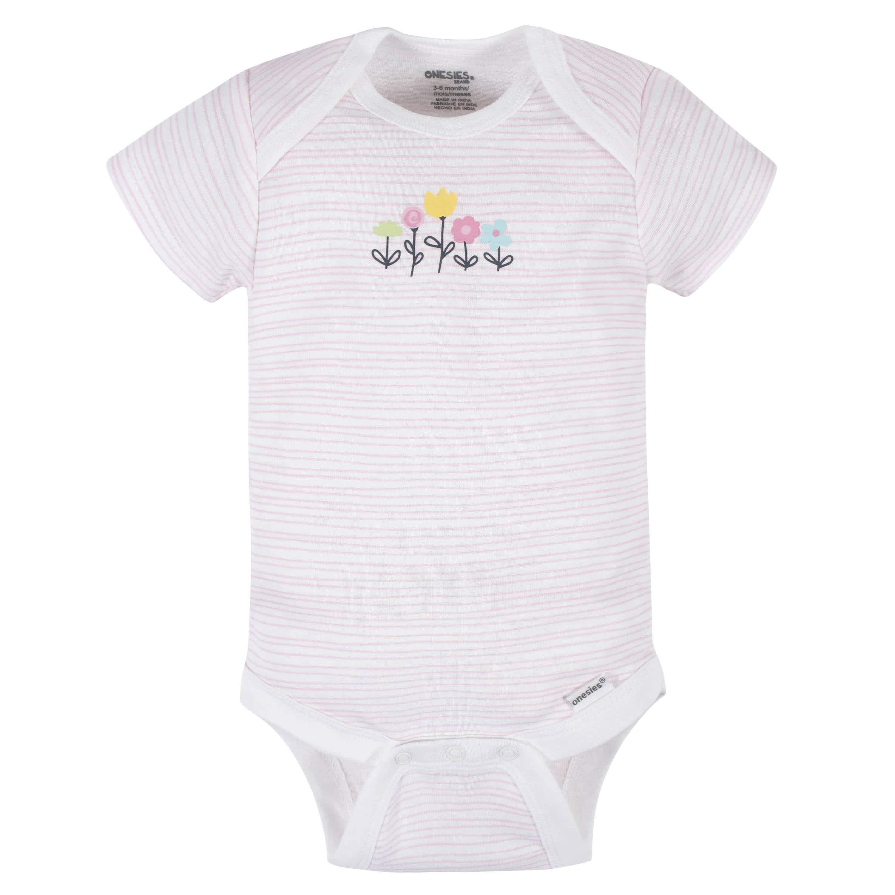 6-Piece Baby Girls Cat OnesiesĀ® Brand Bodysuit & Sleep 'N Play Set - Image 6