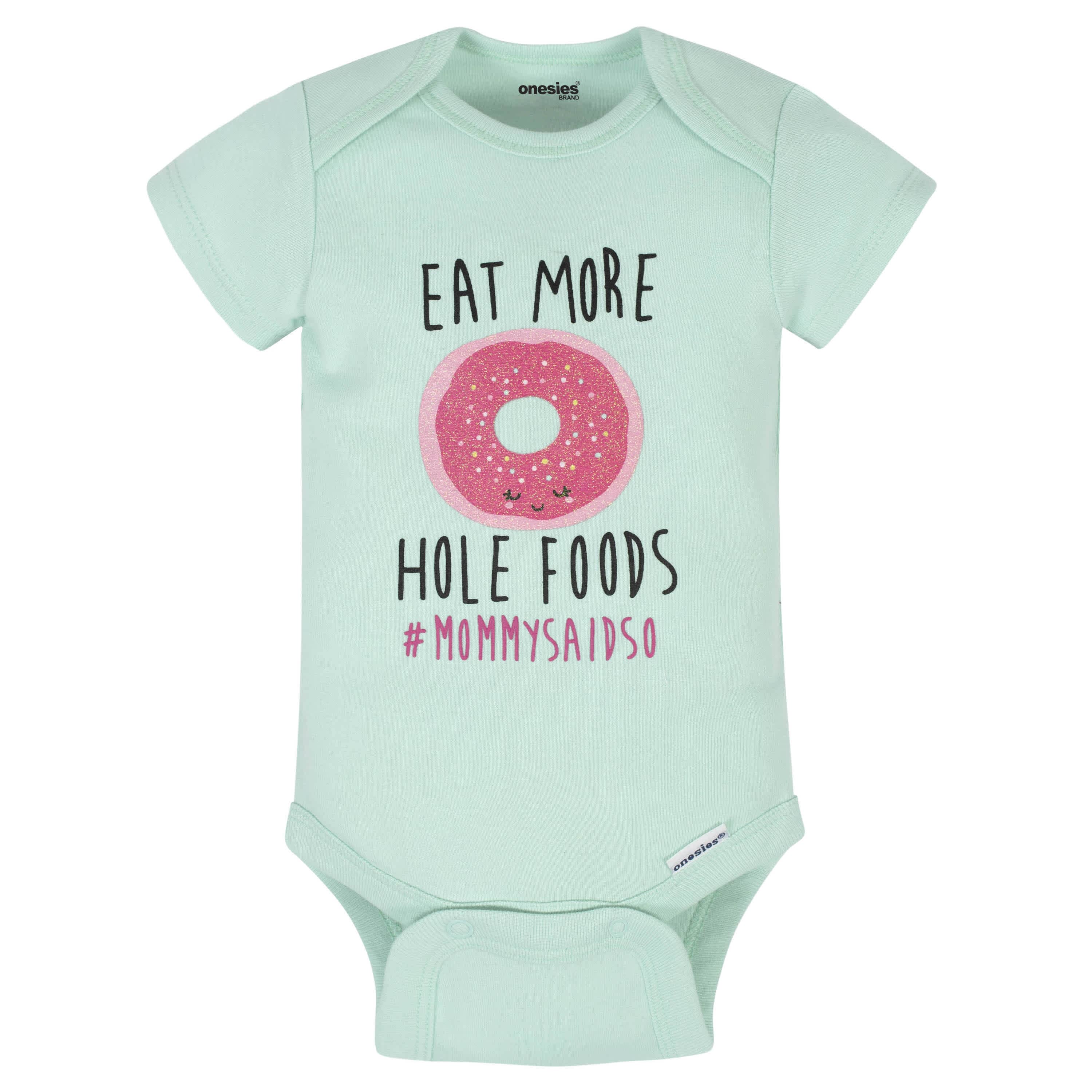 6-Piece Baby Girls Donut Onesies® Brand Bodysuits & Pants Set - Image 4