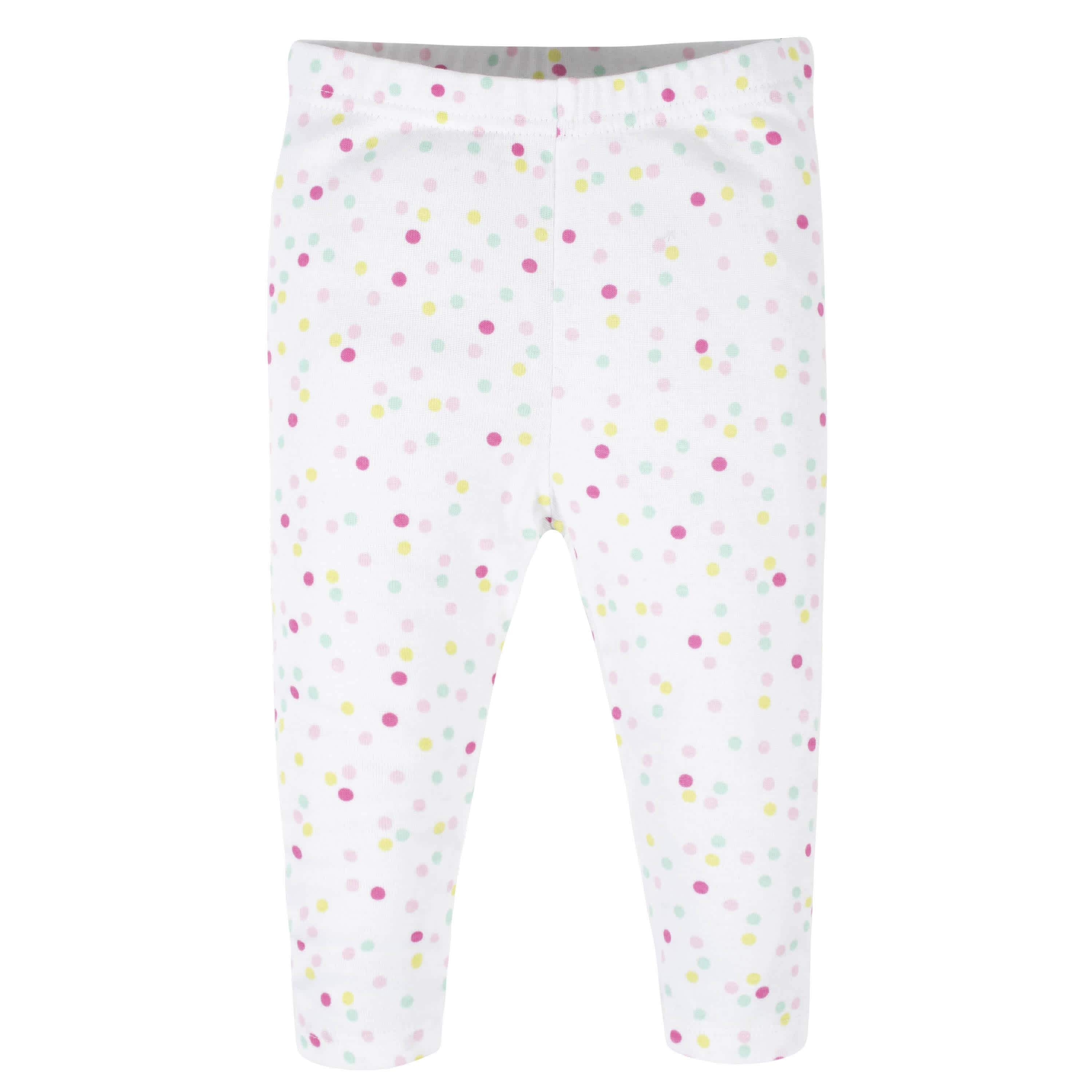 6-Piece Baby Girls Donut Onesies® Brand Bodysuits & Pants Set - Image 7