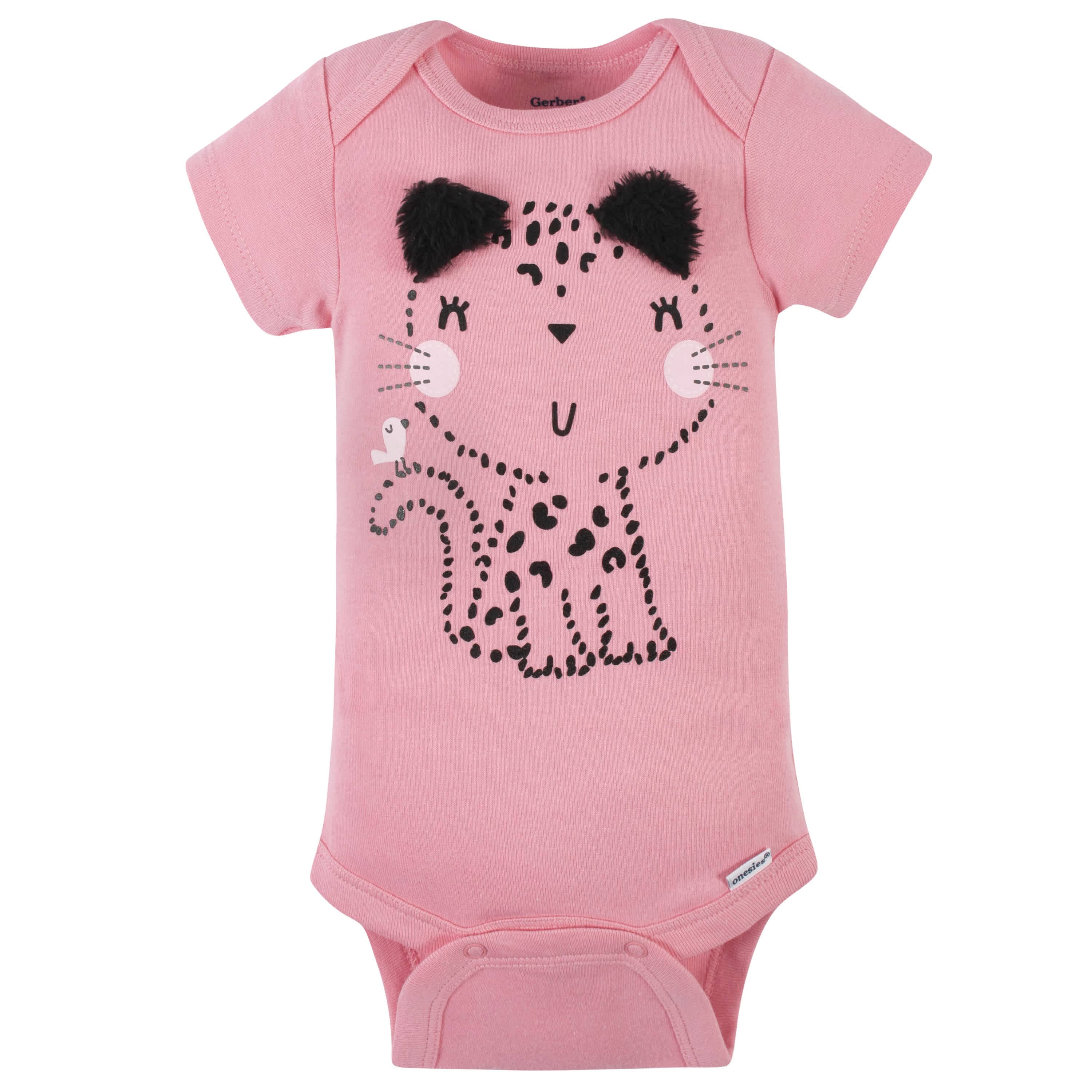 6-Piece Baby Girls Leopard Onesies® Bodysuit and Sleep 'N Play Set - Image 5