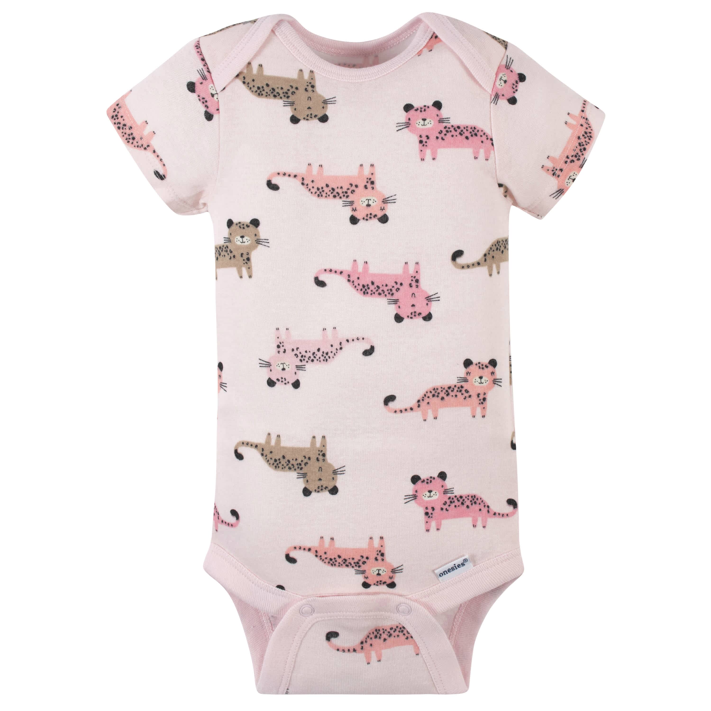 6-Piece Baby Girls Leopard Onesies® Bodysuit and Sleep 'N Play Set - Image 6