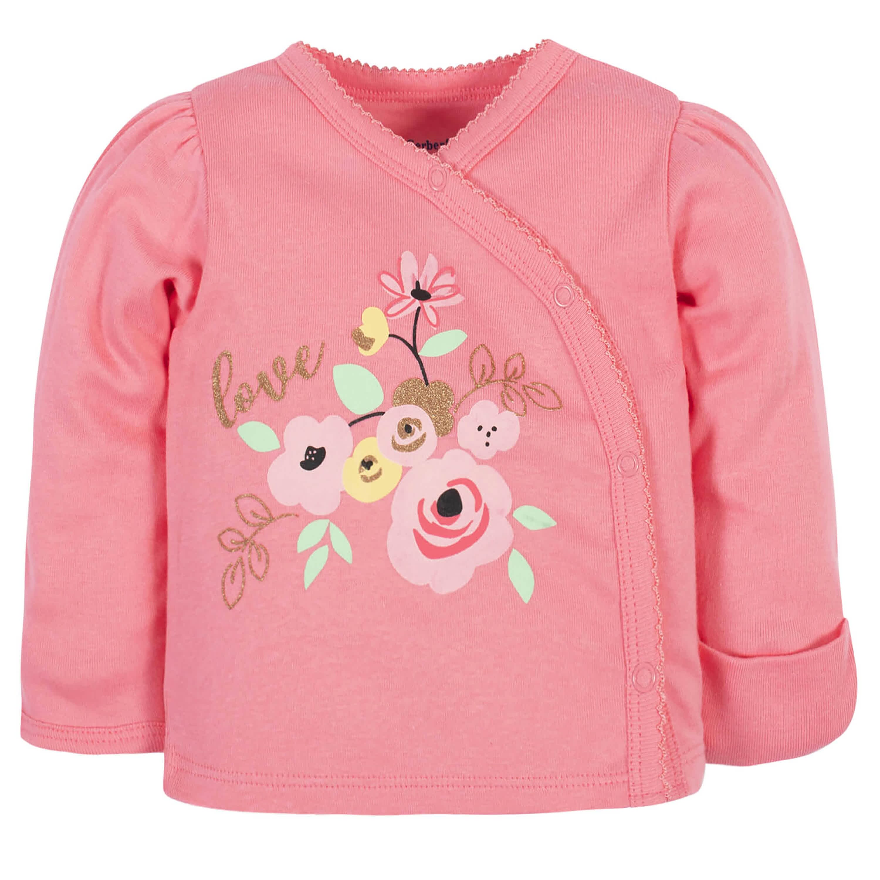 6-Piece Baby Girls Love You Onesies® Bodysuits & Take-Me-Home Set - Image 7