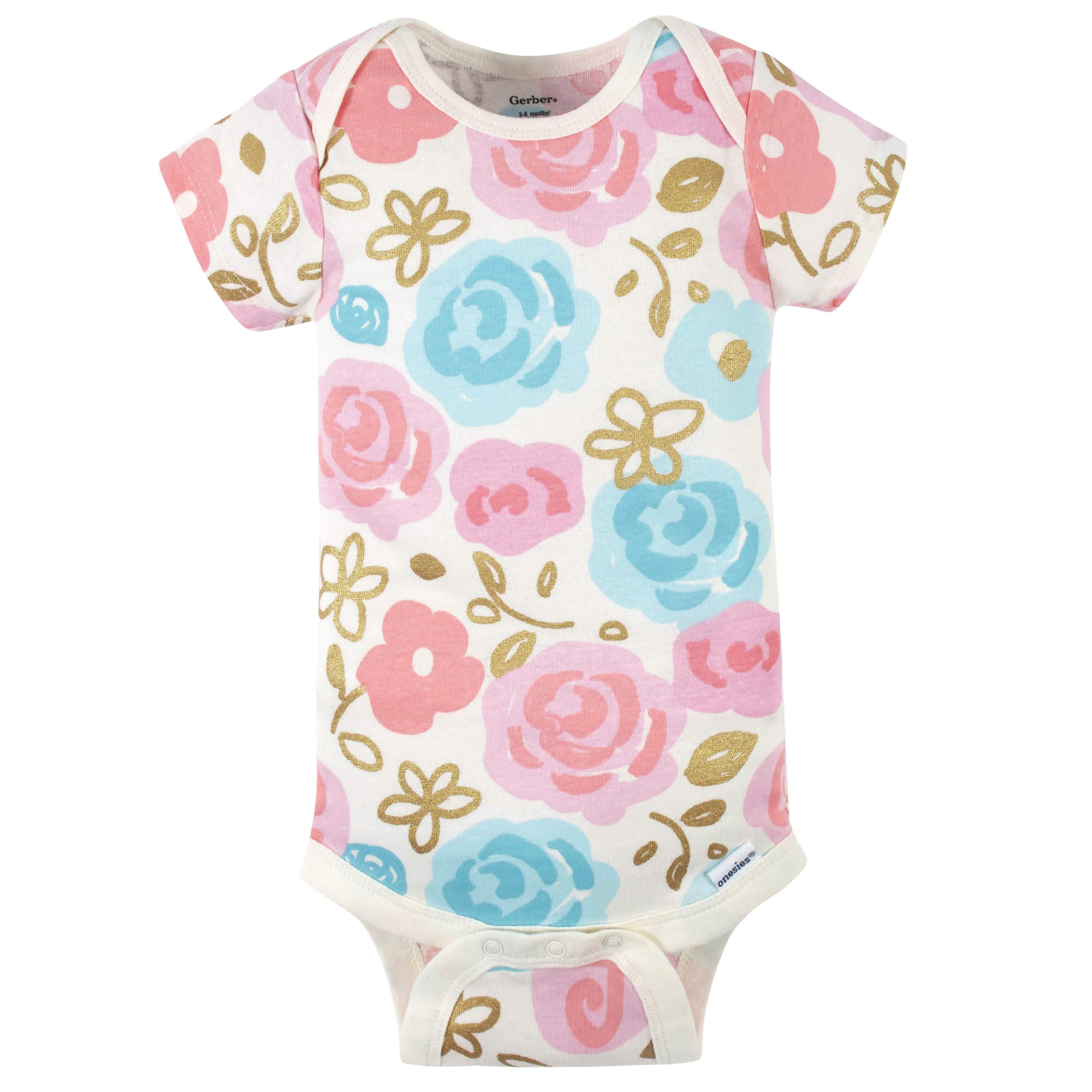 6-Piece Baby Girls Princess Onesies® Bodysuit and Sleep 'N Play Set - Image 4
