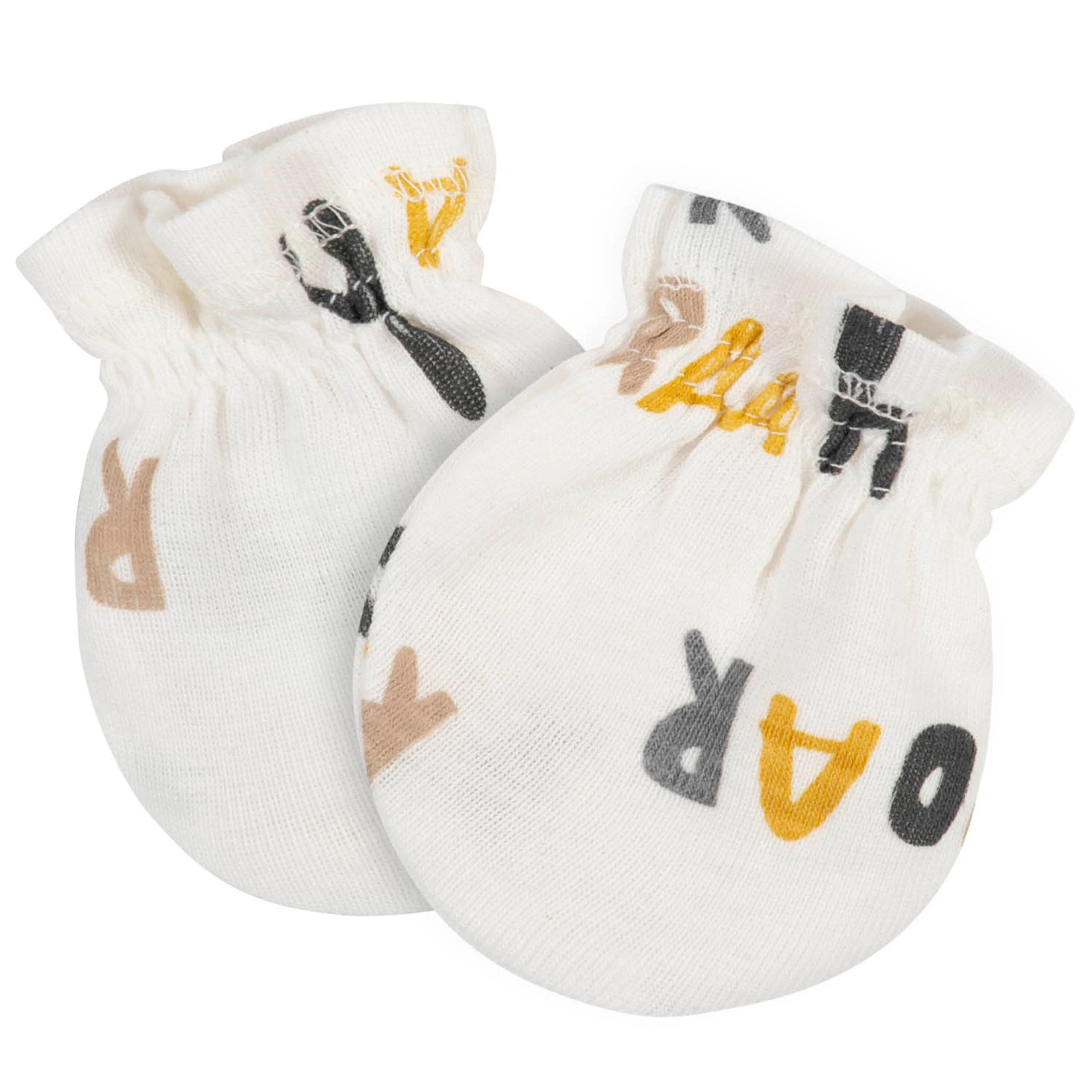 7-Piece Baby Neutral Lion Caps & Mittens Set - Image 6