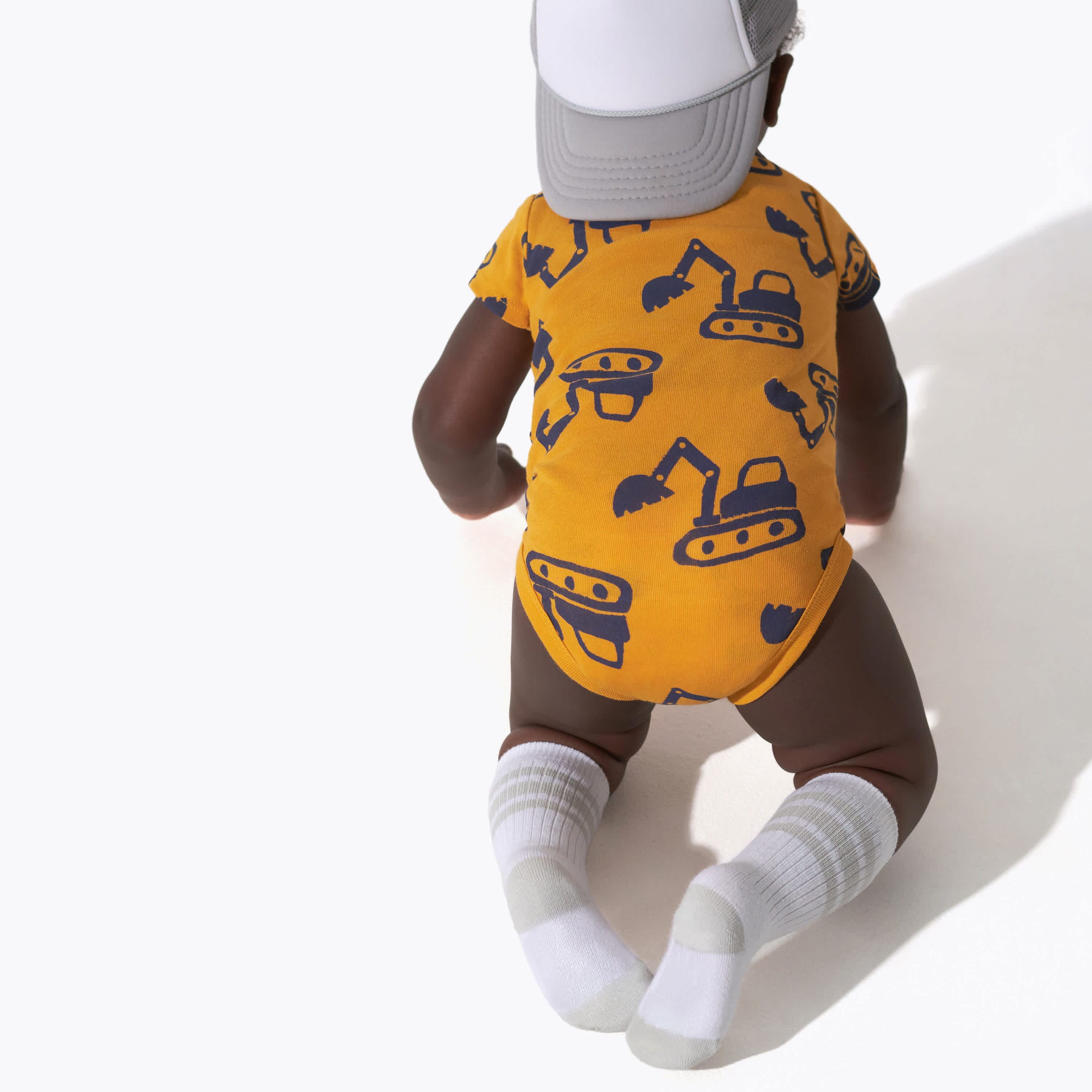 8-Pack Baby Boys Construction Zone Short Sleeve Onesies® Bodysuits - Image 3