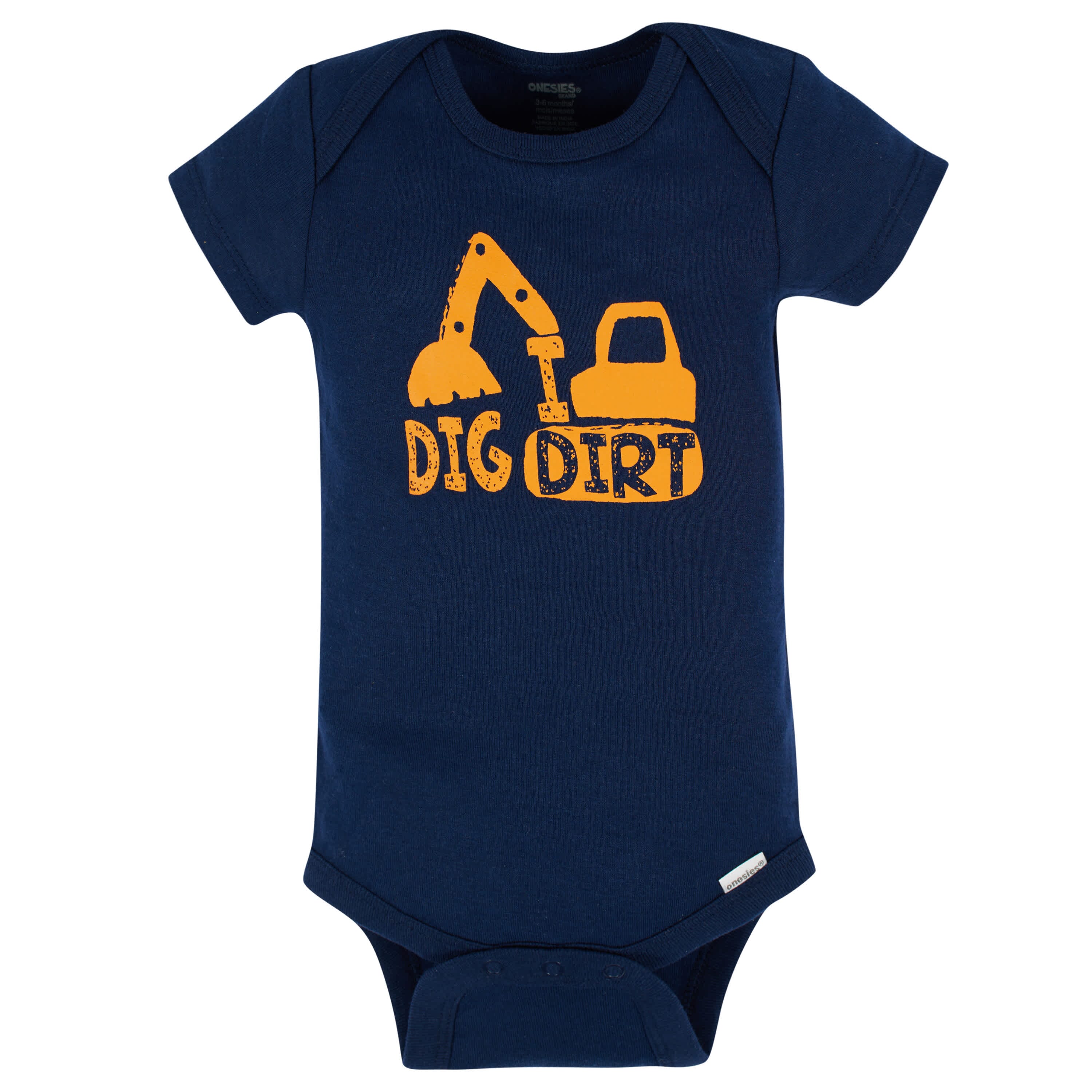 8-Pack Baby Boys Construction Zone Short Sleeve Onesies® Bodysuits - Image 4