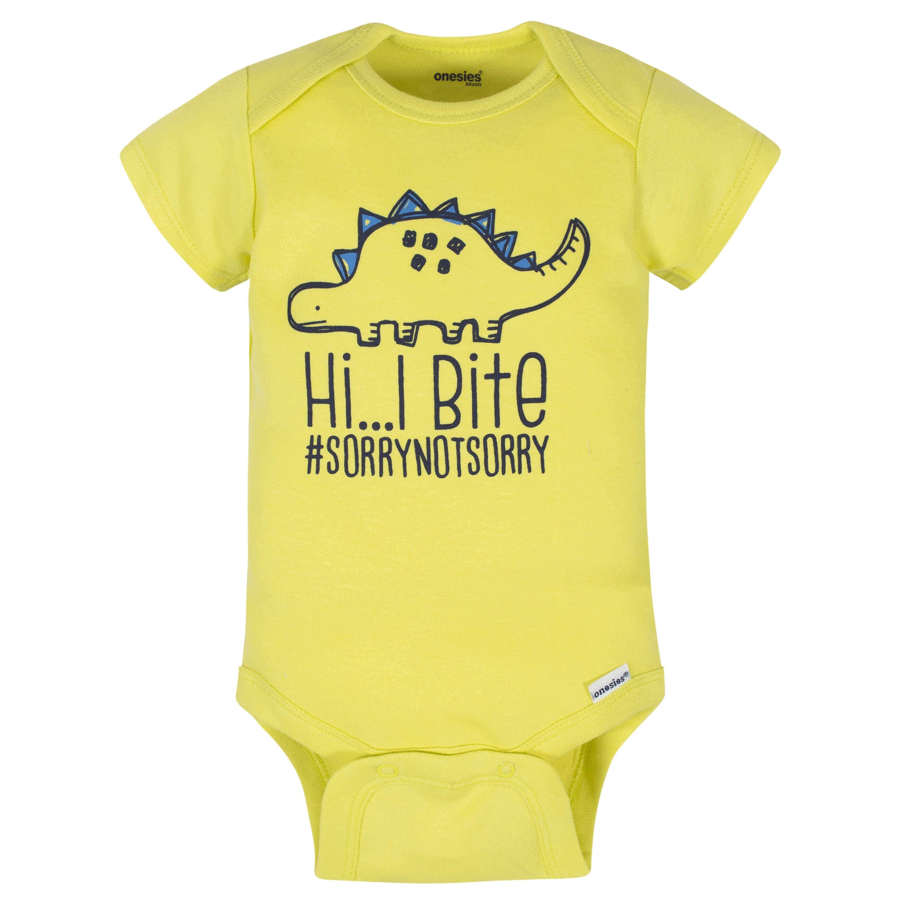 8-Pack Baby Boys Dino Onesies® Brand Bodysuits - Image 10