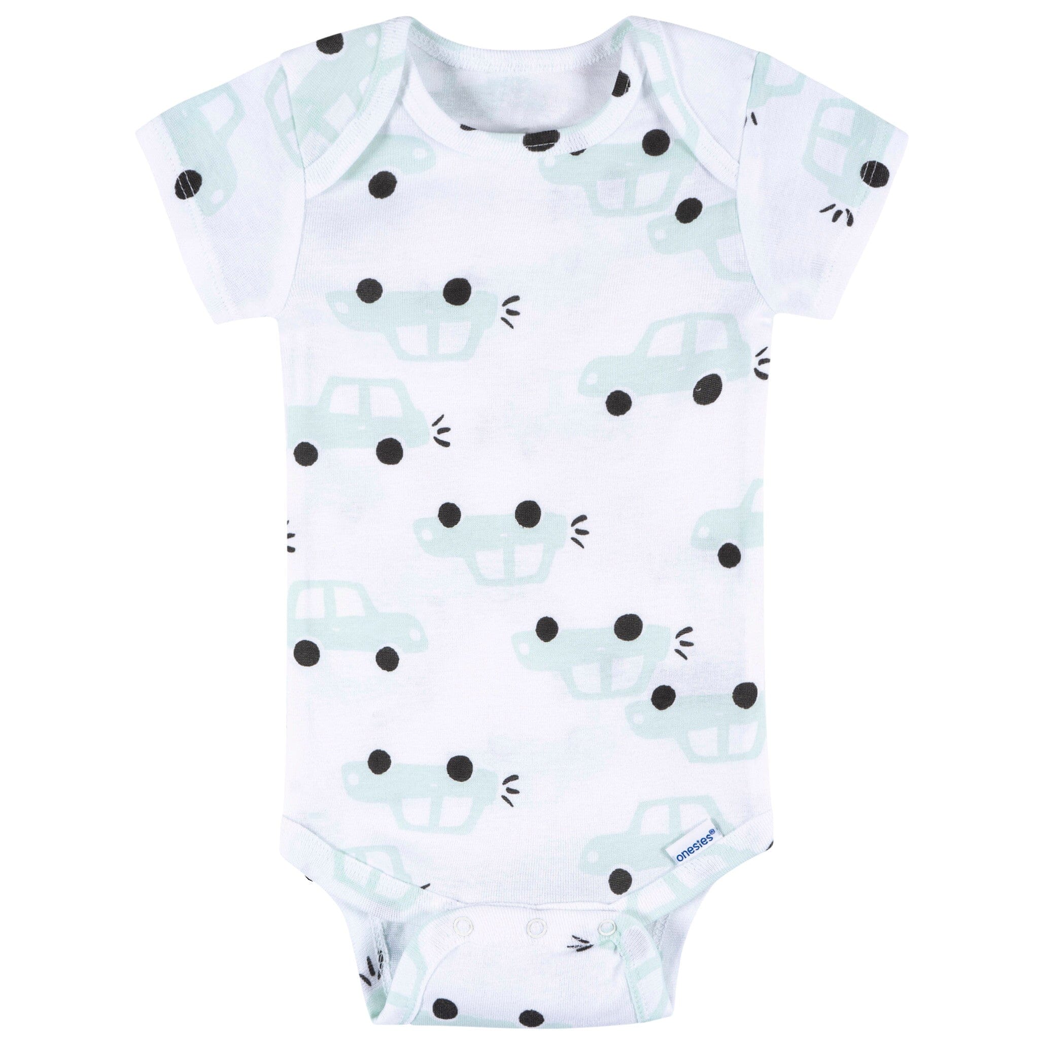 8-Pack Baby Boys Hello Friends Short Sleeve Onesies® Bodysuits - Image 2