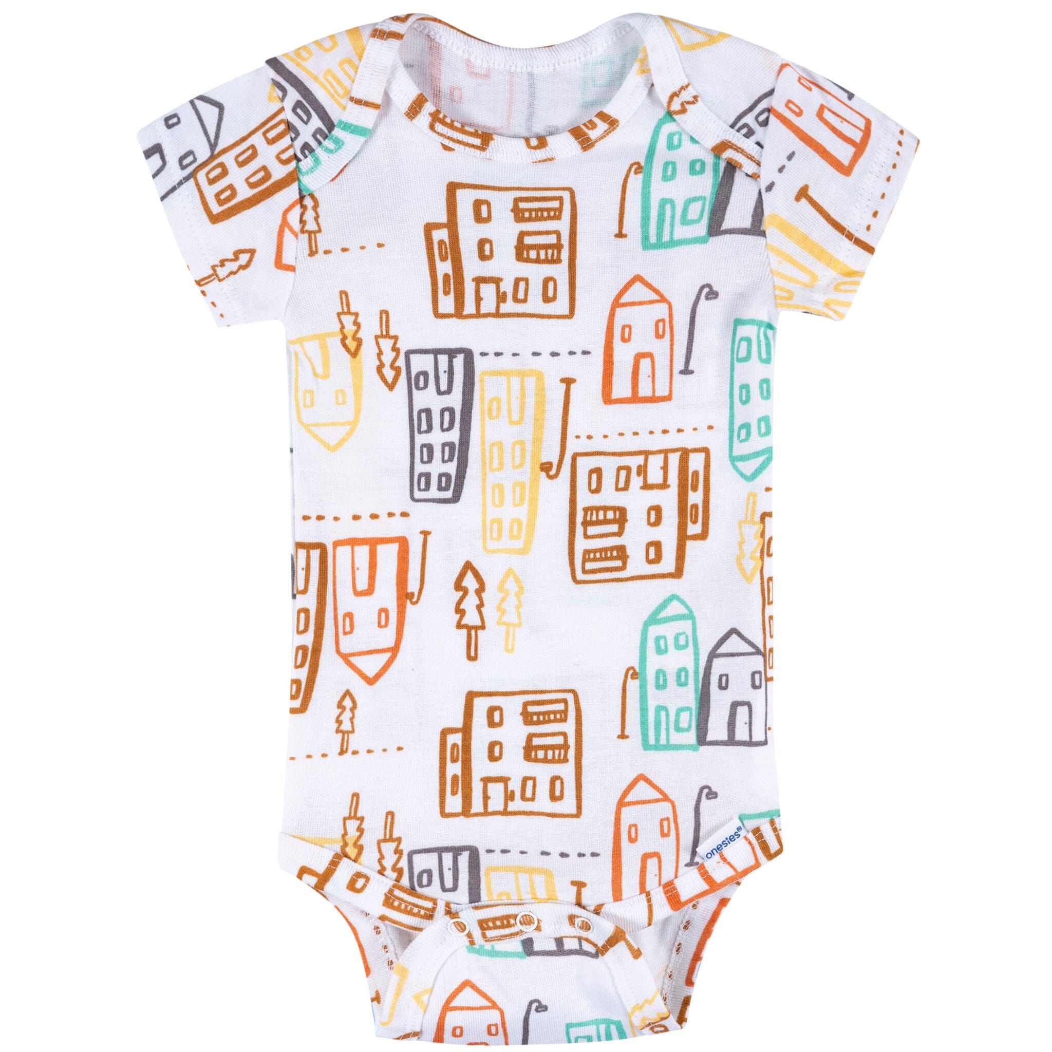 8-Pack Baby Boys Hello Friends Short Sleeve Onesies® Bodysuits - Image 3