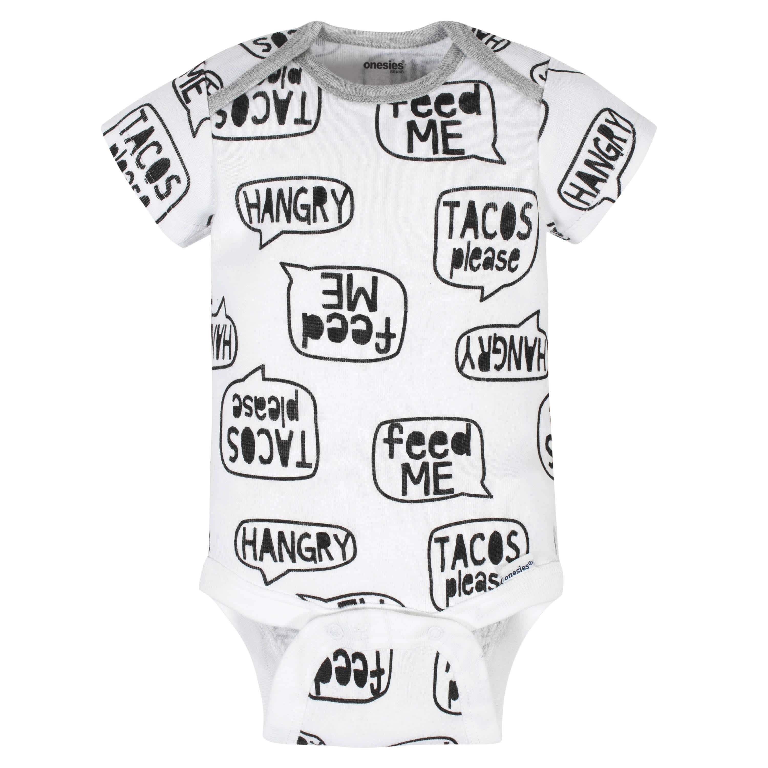 8-Pack Baby Neutral Taco Onesies® Brand Bodysuits - Image 10
