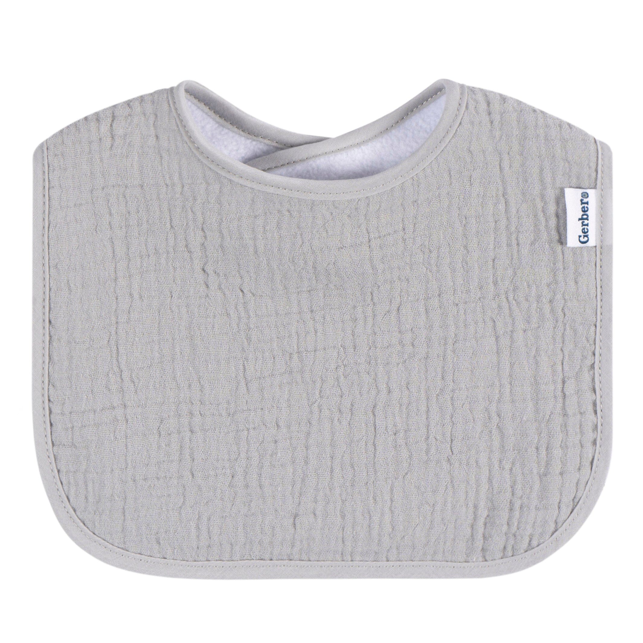 8-Pack Baby Boys Multi-color Muslin Drooling Bibs - Image 11