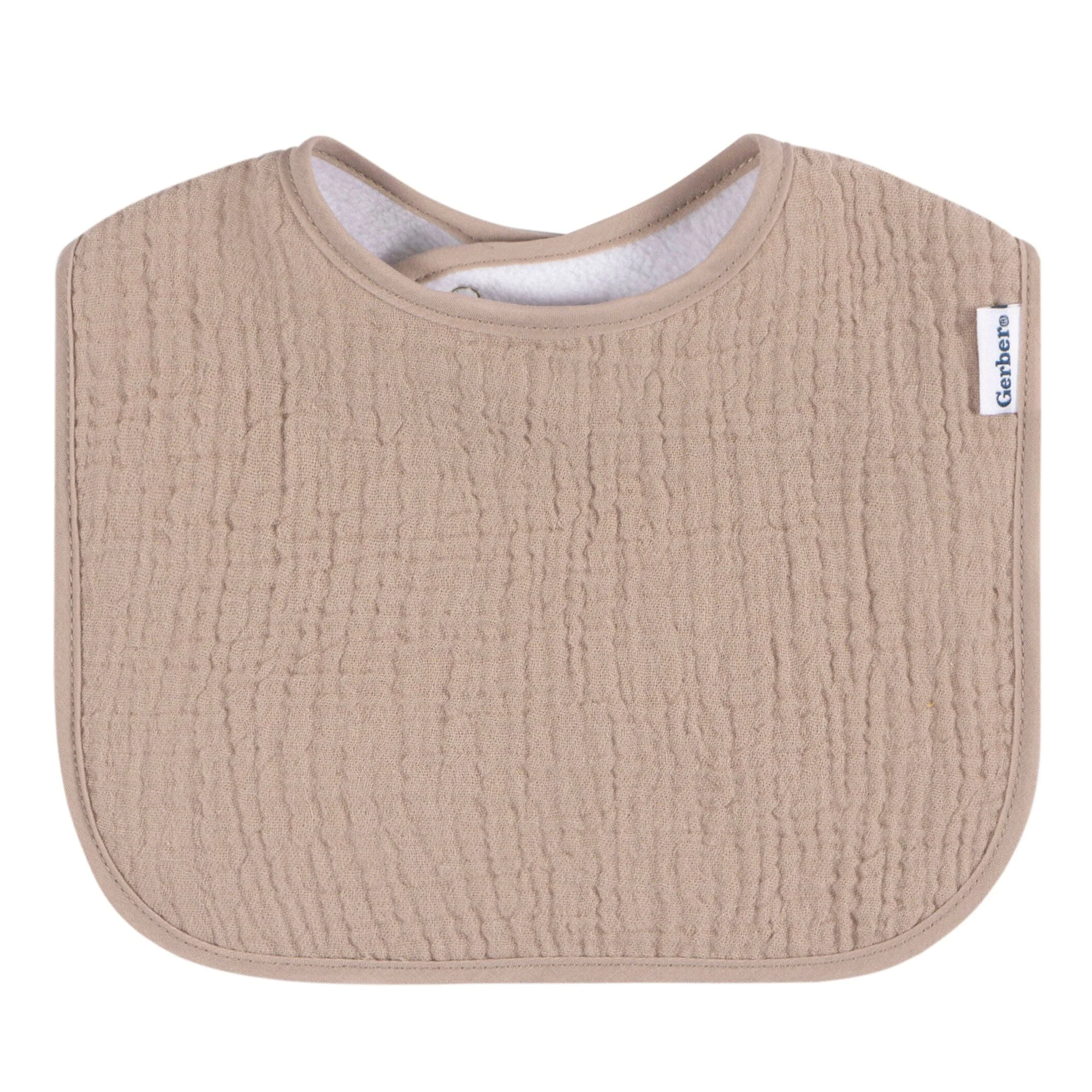 8-Pack Baby Boys Multi-color Muslin Drooling Bibs - Image 6