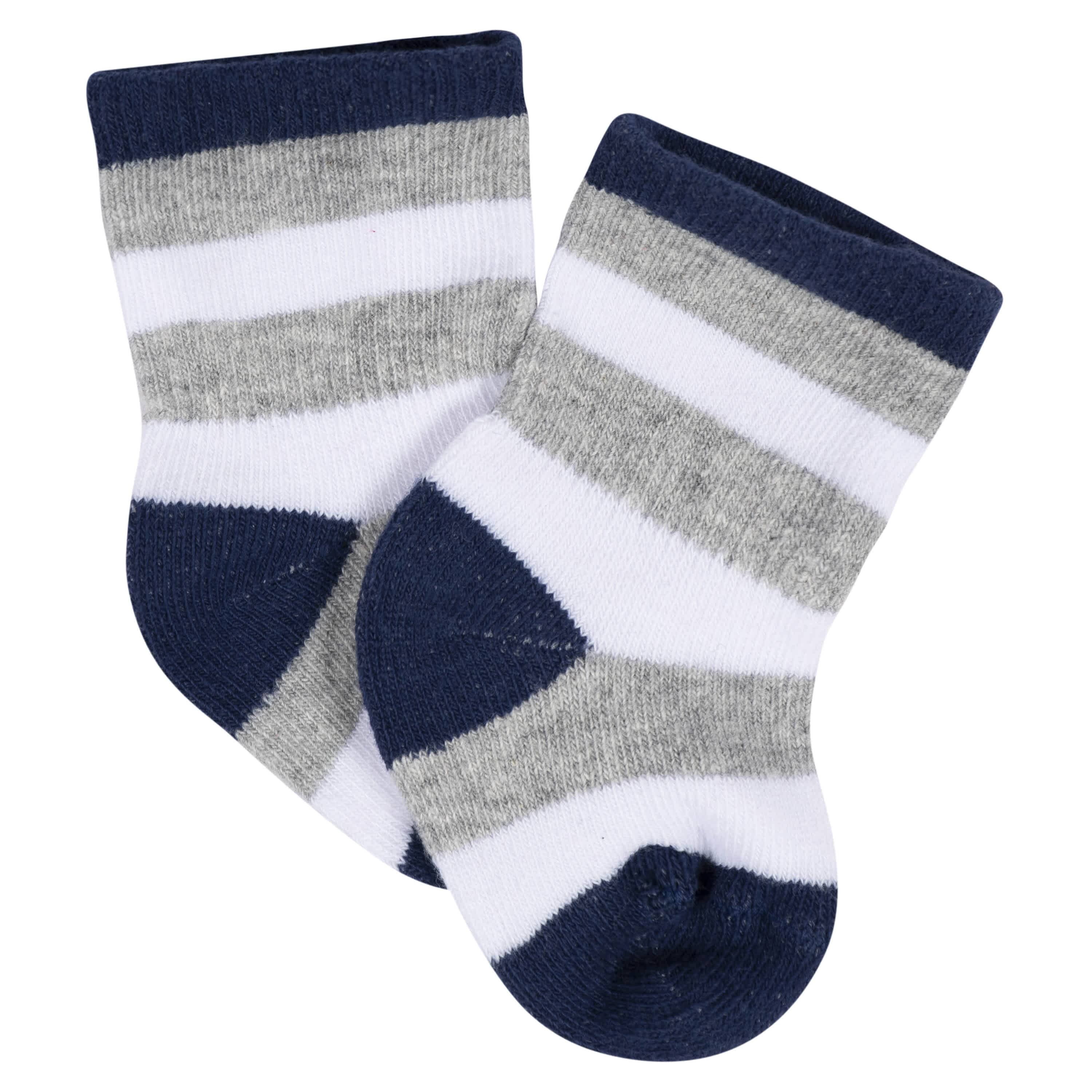 8-Pack Baby Boys All Star Jersey Wiggle Proof® Socks - Image 5