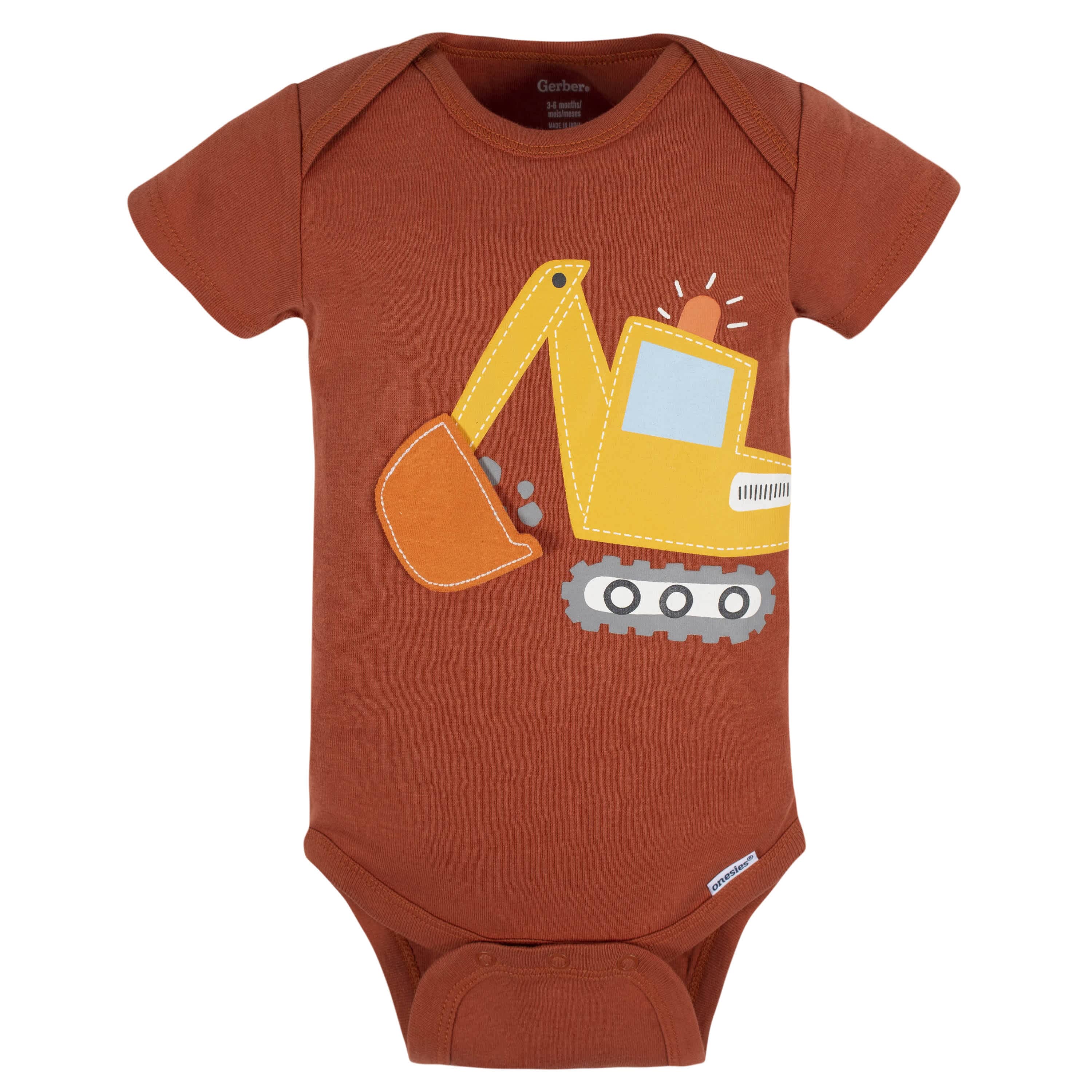 8-Pack Baby Boys Transportation Zone Onesies® Bodysuits - Image 2