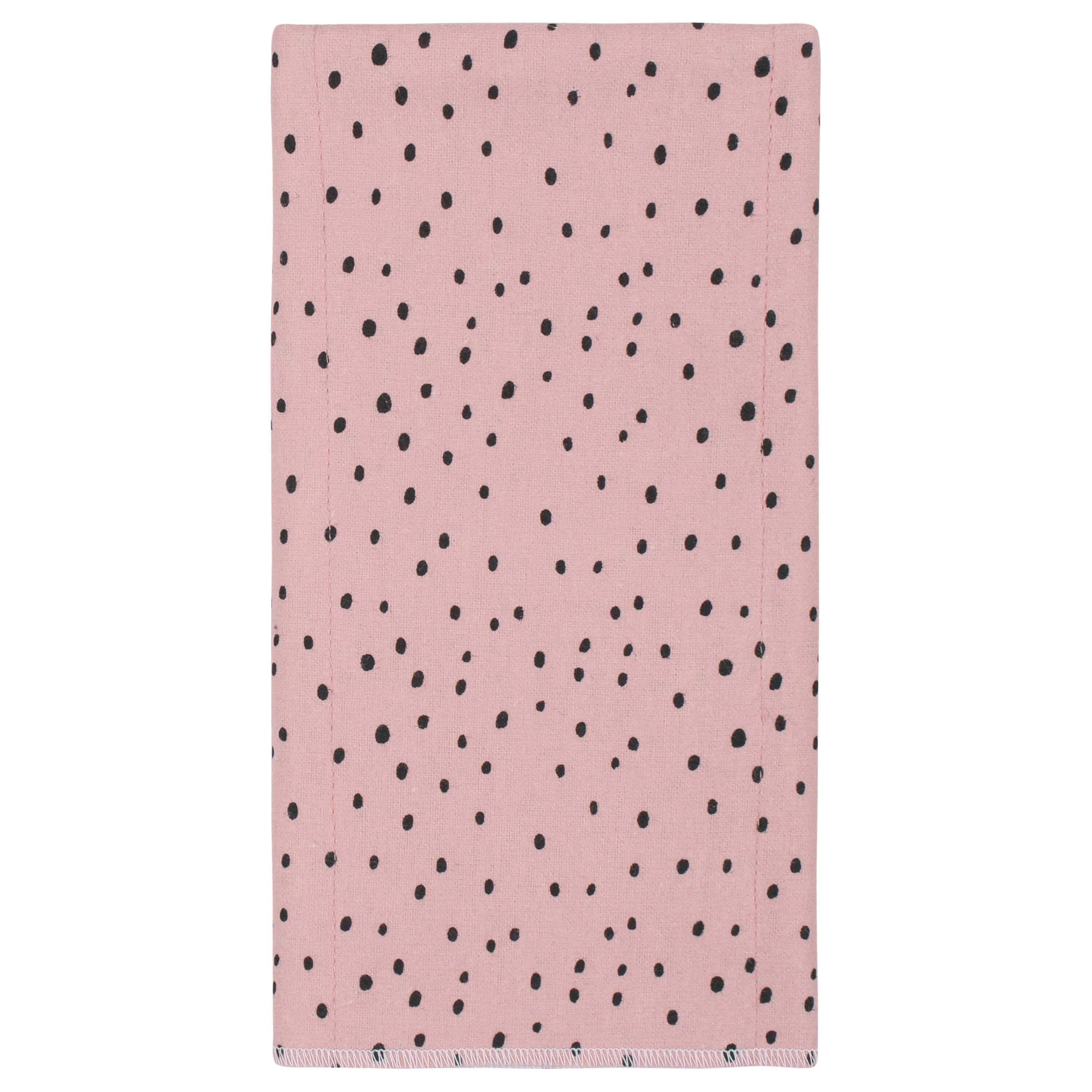 8-Pack Baby Girls Bear Flannel Burp Cloths - Image 2