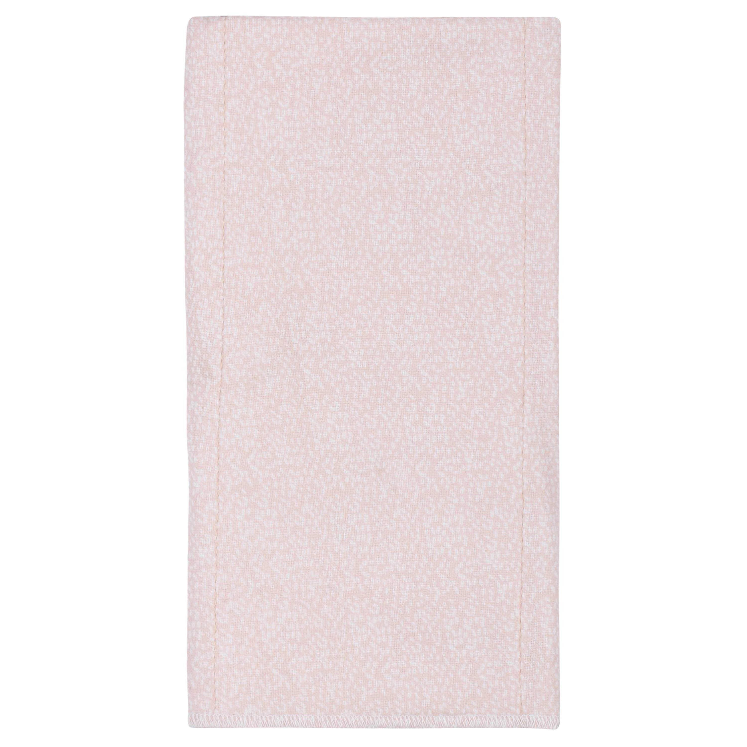 8-Pack Baby Girls Bear Flannel Burp Cloths - Image 4
