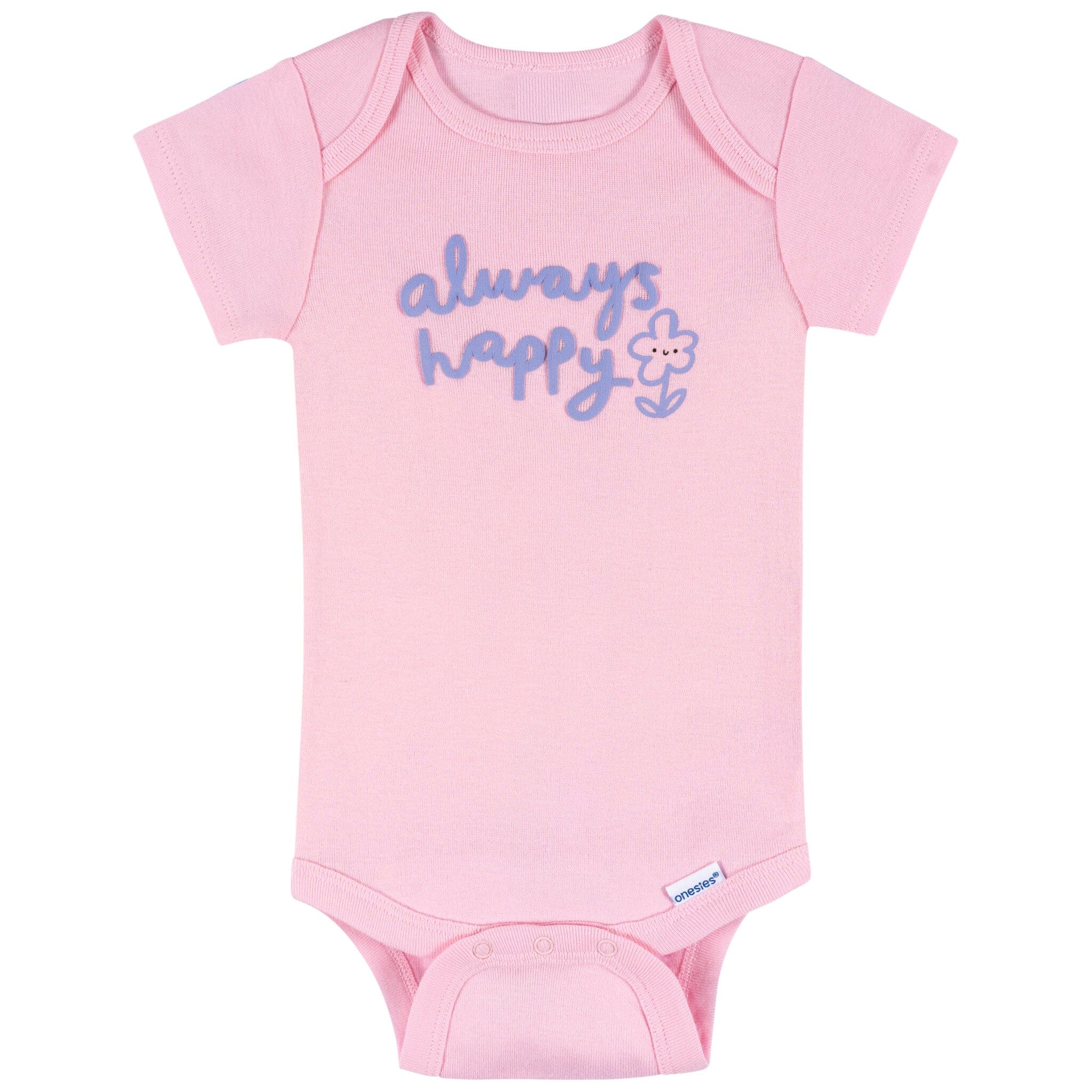 8-Pack Baby Girls Berry Happy Short Sleeve Onesies® Bodysuits - Image 5