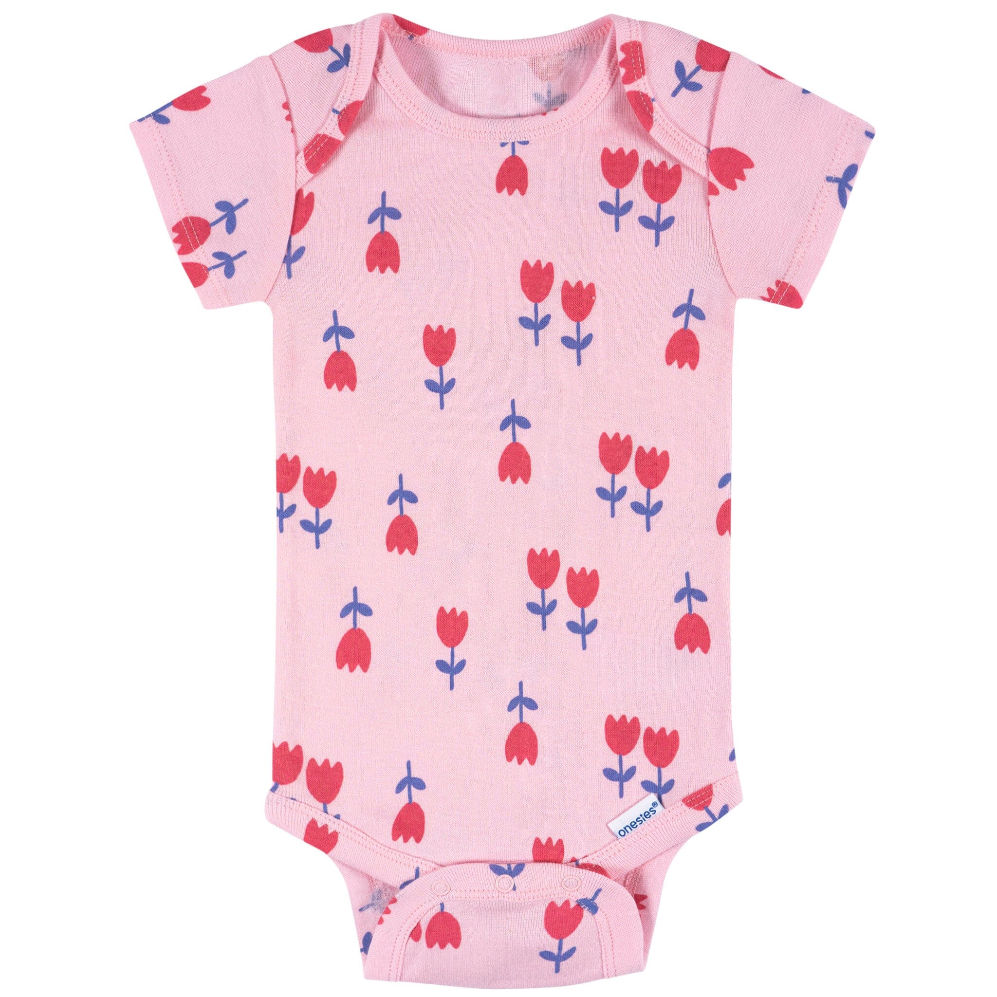 8-Pack Baby Girls Berry Happy Short Sleeve Onesies® Bodysuits - Image 6