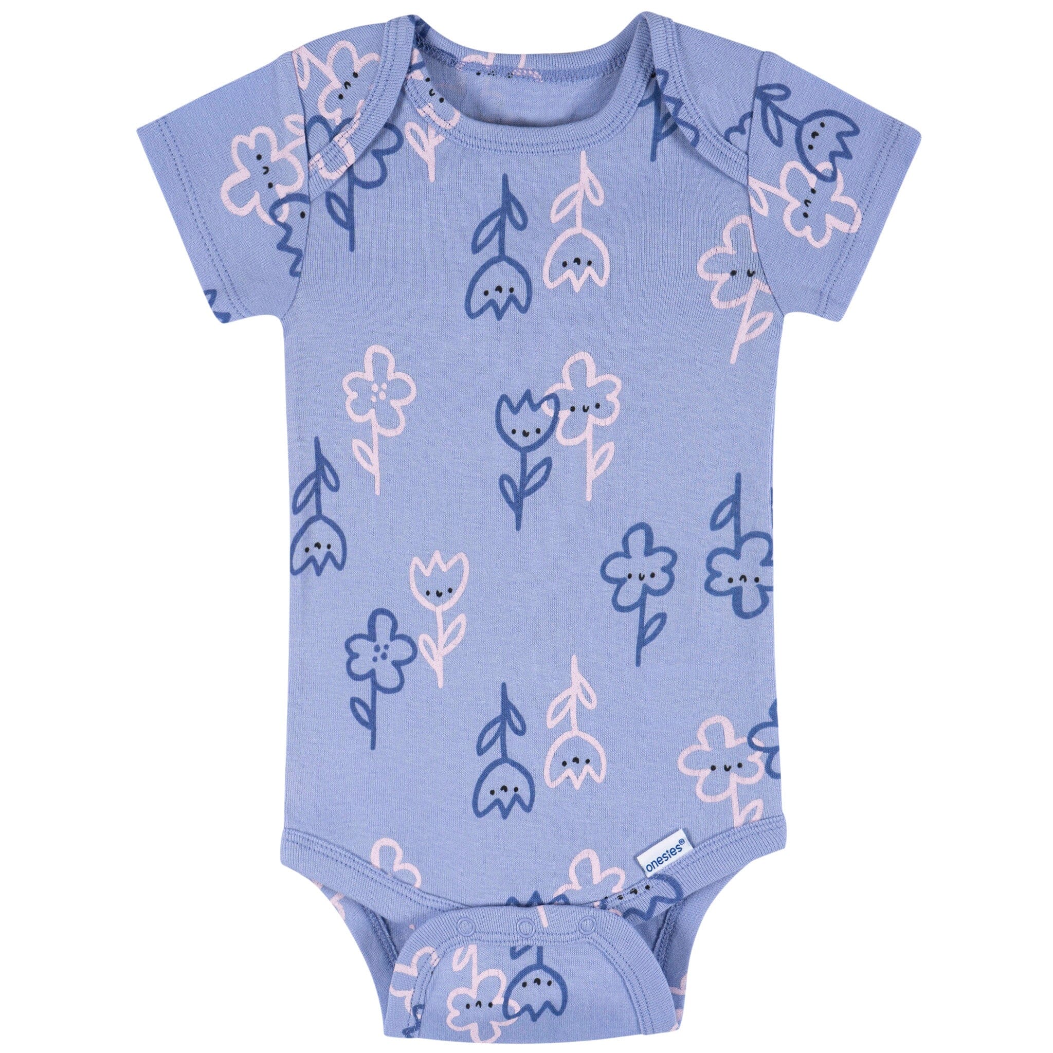 8-Pack Baby Girls Berry Happy Short Sleeve Onesies® Bodysuits - Image 9
