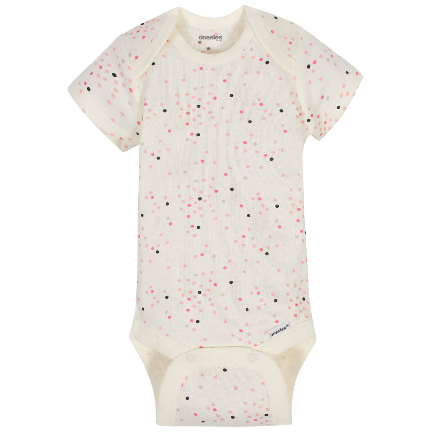 8-Pack Baby Girls Bunny Onesies® Brand Bodysuits - Image 3