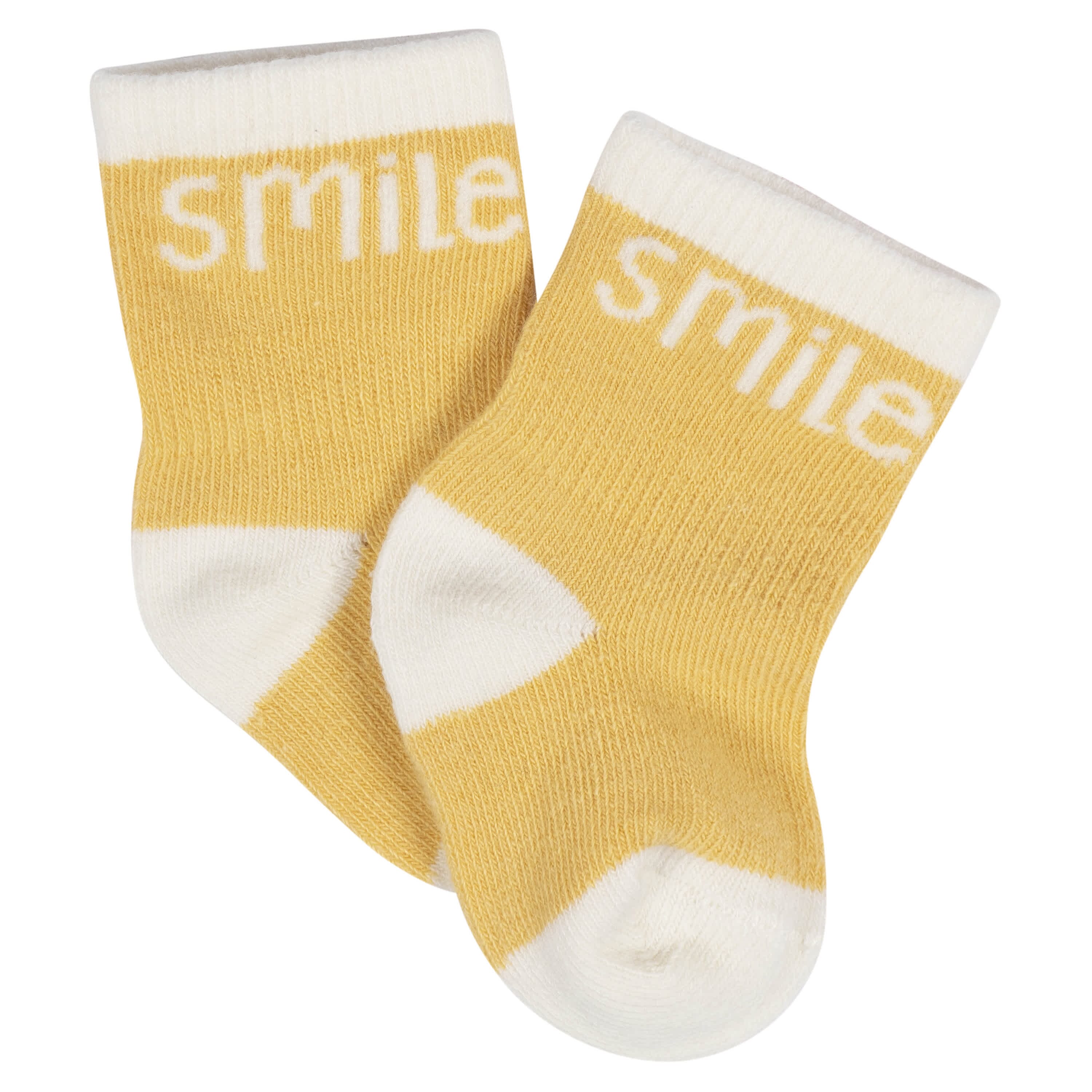 8-Pack Baby Girls Golden Floral Jersey Wiggle Proof® Socks - Image 7