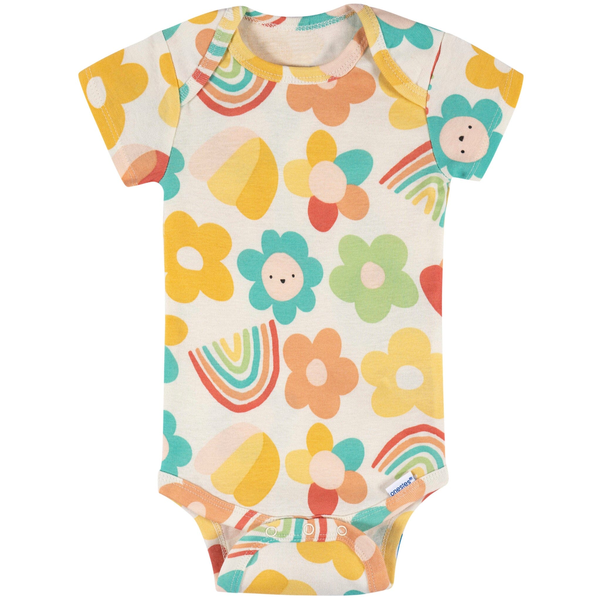 8-Pack Baby Girls Good Days Short Sleeve Onesies® Bodysuits - Image 3