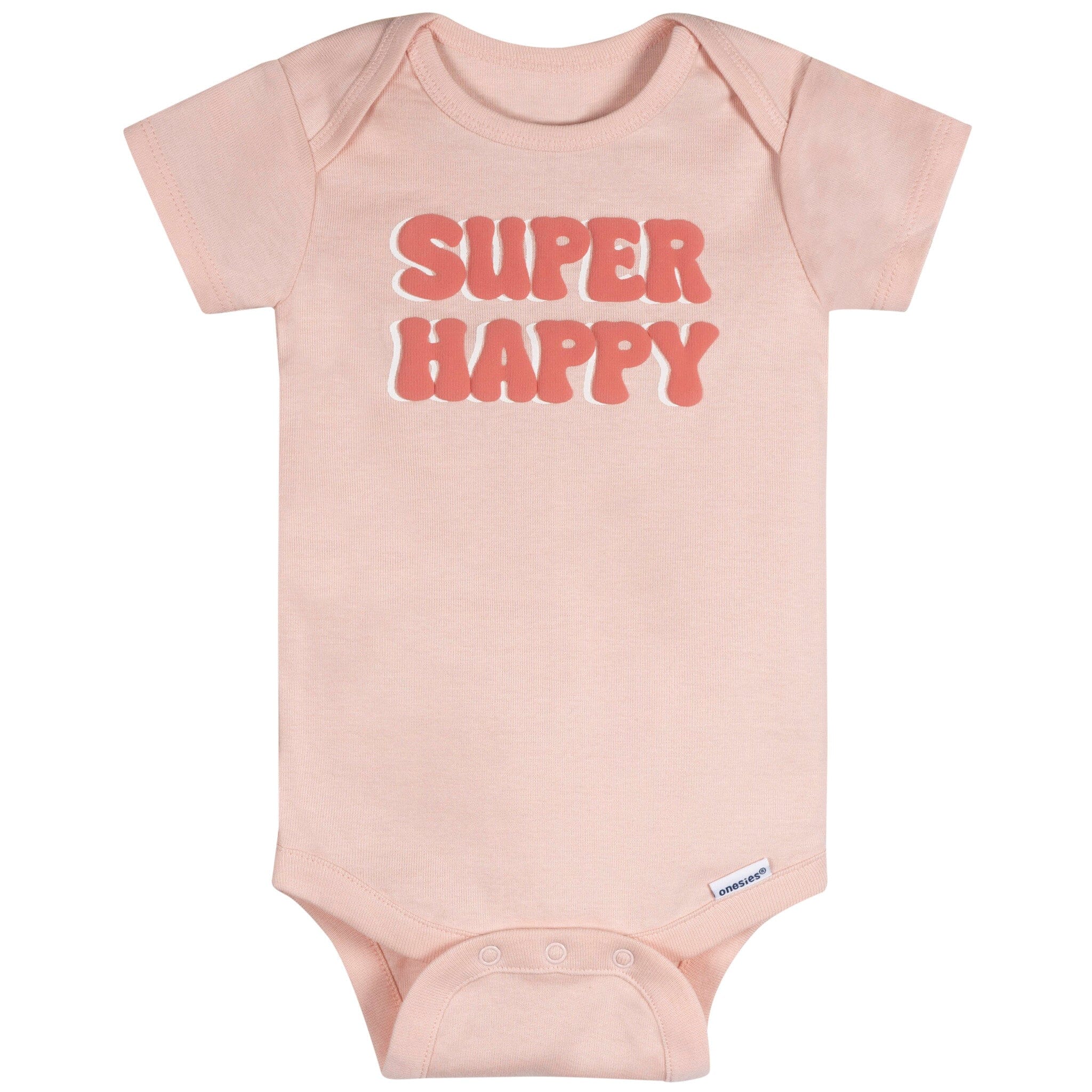 8-Pack Baby Girls Super Happy Short Sleeve Onesies® Bodysuits - Image 2