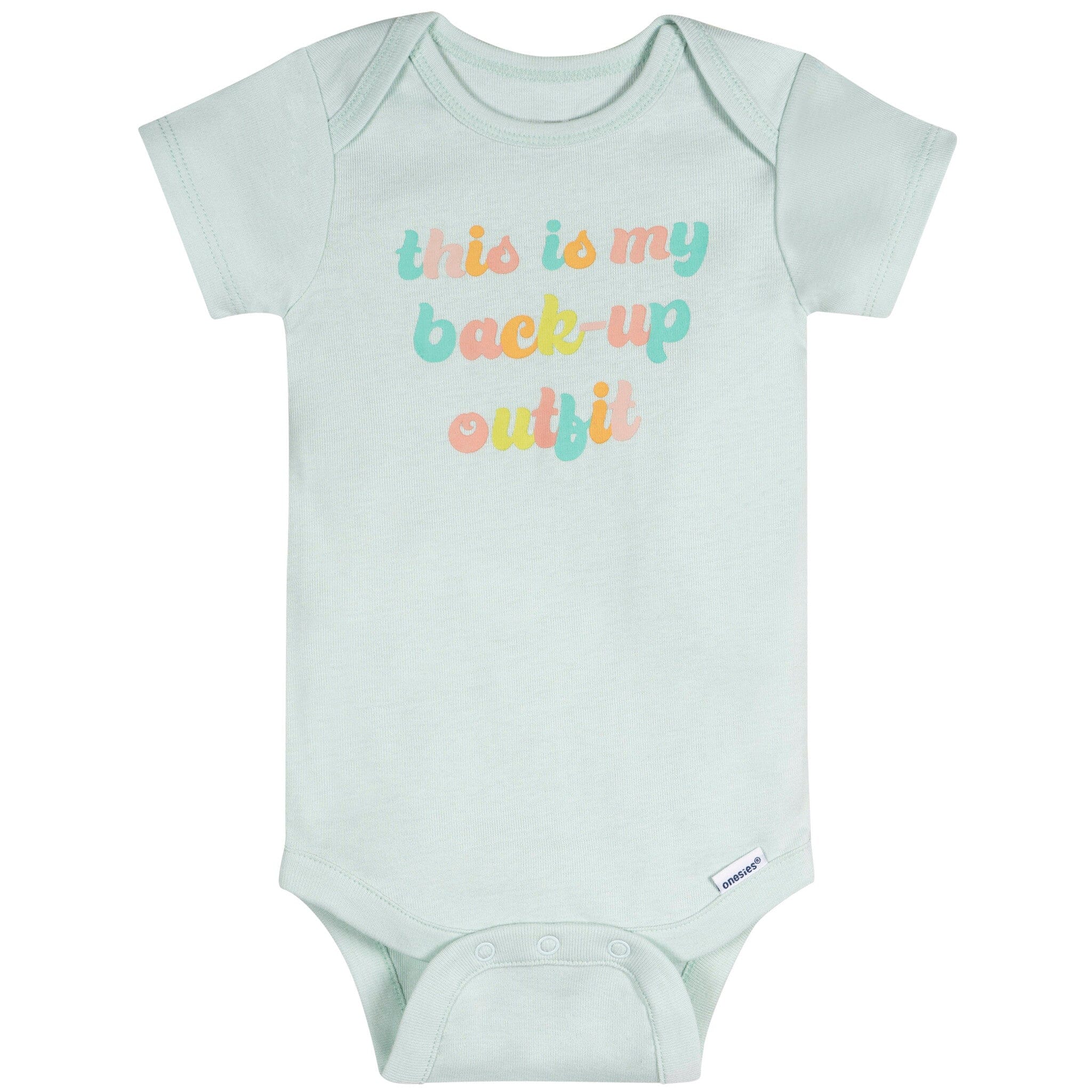 8-Pack Baby Girls Super Happy Short Sleeve Onesies® Bodysuits - Image 3