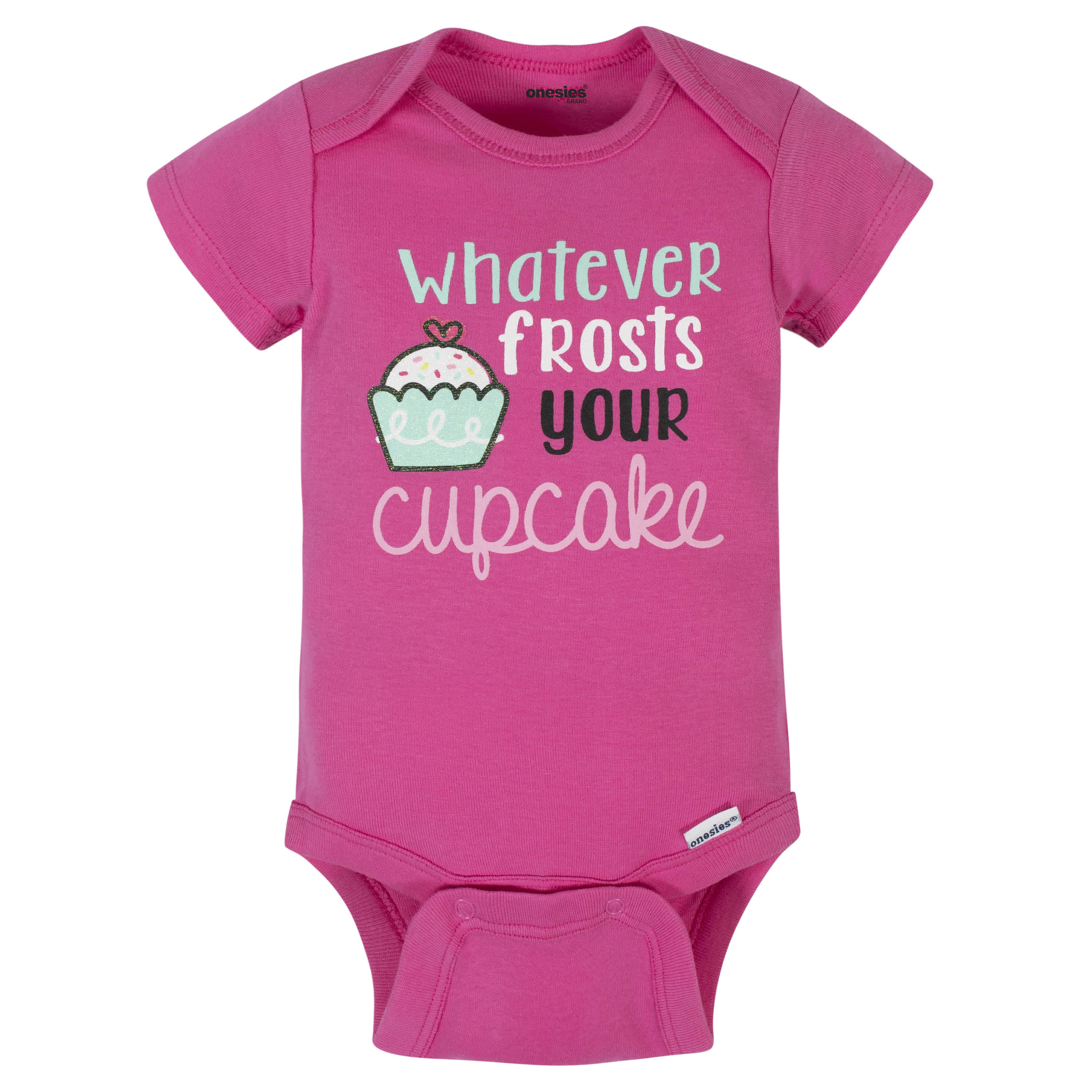 8-Pack Baby Girls Sweet Treats Onesies® Brand Bodysuits - Image 3