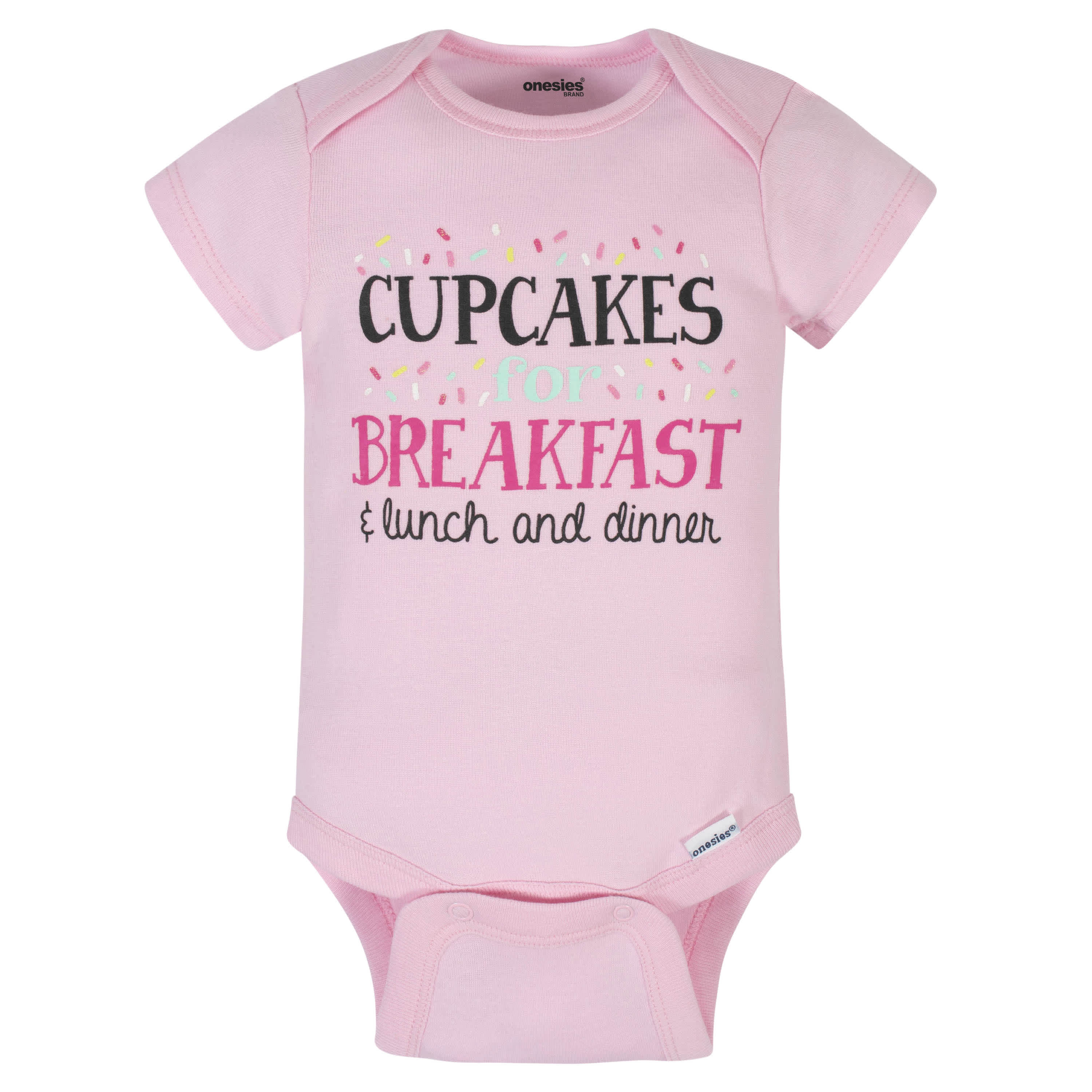 8-Pack Baby Girls Sweet Treats Onesies® Brand Bodysuits - Image 5