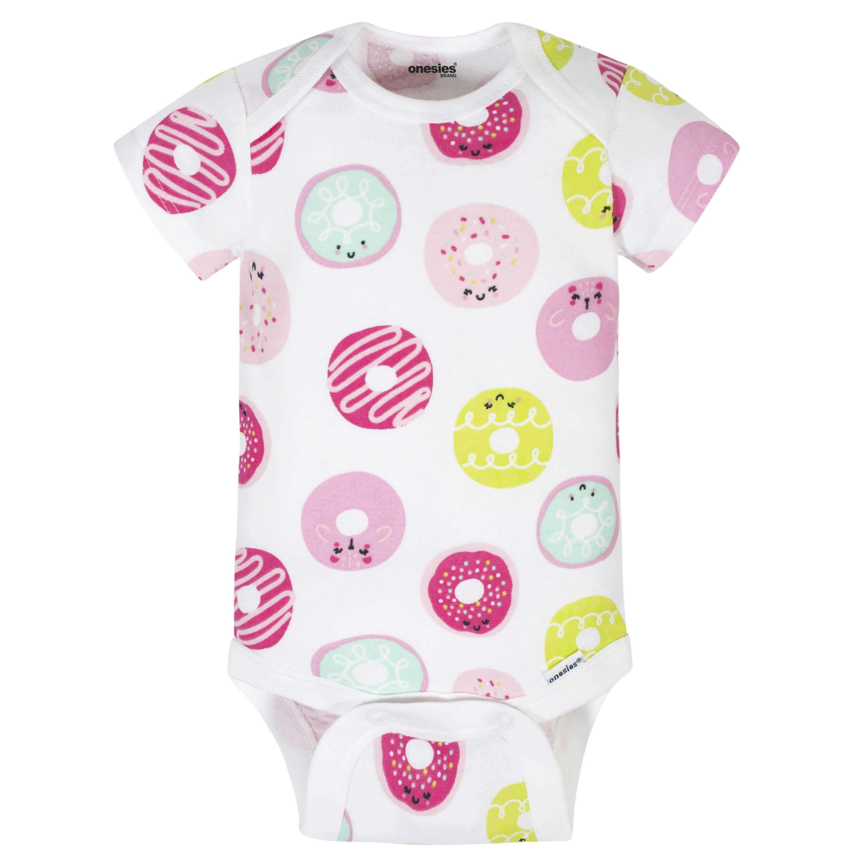8-Pack Baby Girls Sweet Treats Onesies® Brand Bodysuits - Image 6