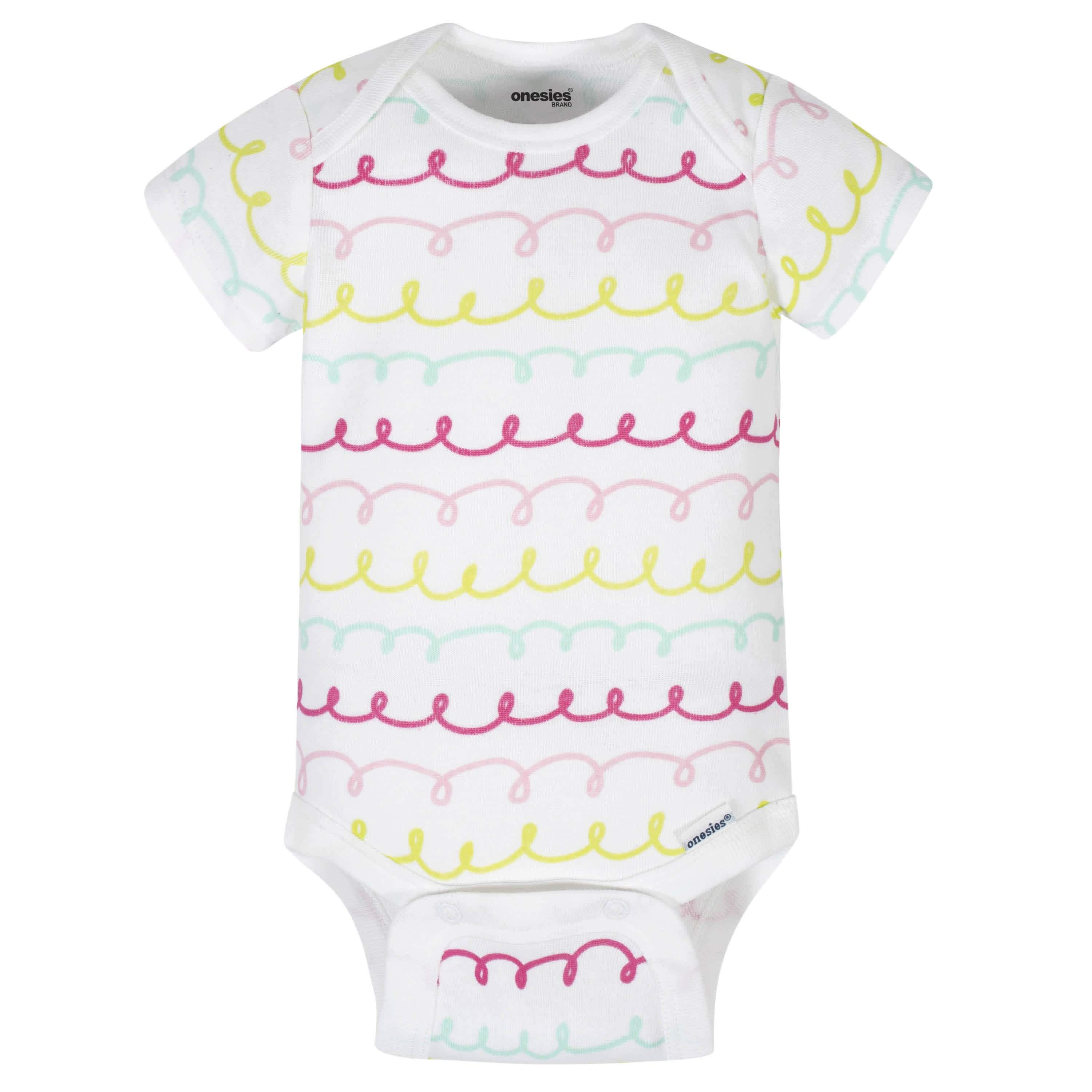 8-Pack Baby Girls Sweet Treats Onesies® Brand Bodysuits - Image 7