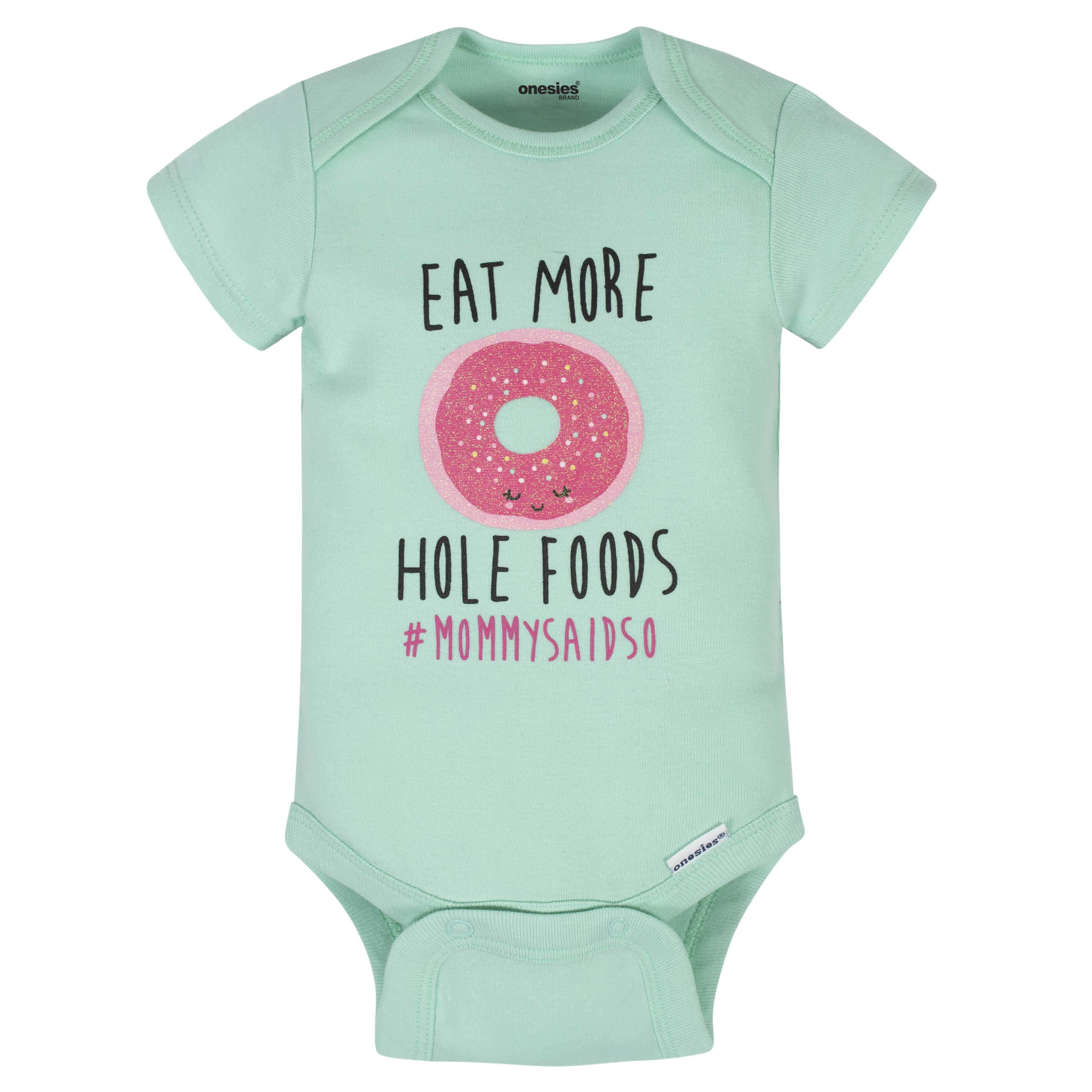 8-Pack Baby Girls Sweet Treats Onesies® Brand Bodysuits - Image 8