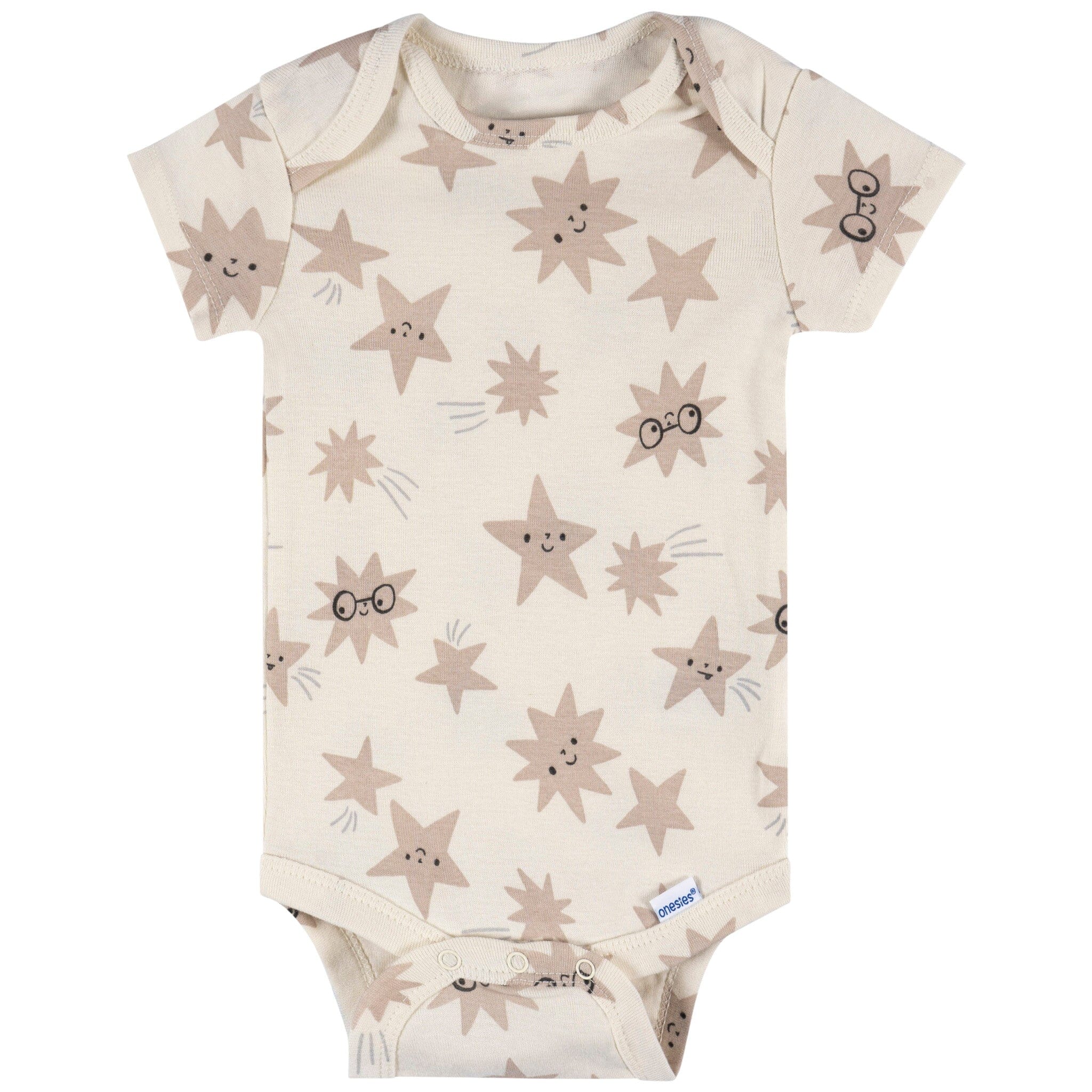 8-Pack Baby Neutral Awesome Stars Short Sleeve Onesies® Bodysuits - Image 6