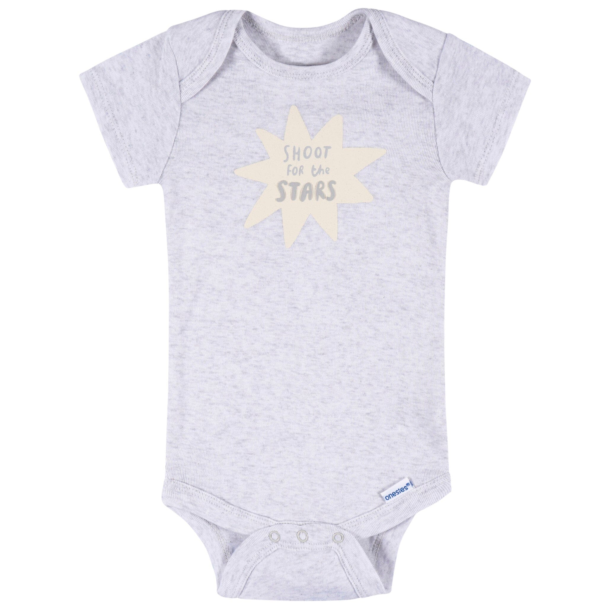 8-Pack Baby Neutral Awesome Stars Short Sleeve Onesies® Bodysuits - Image 8