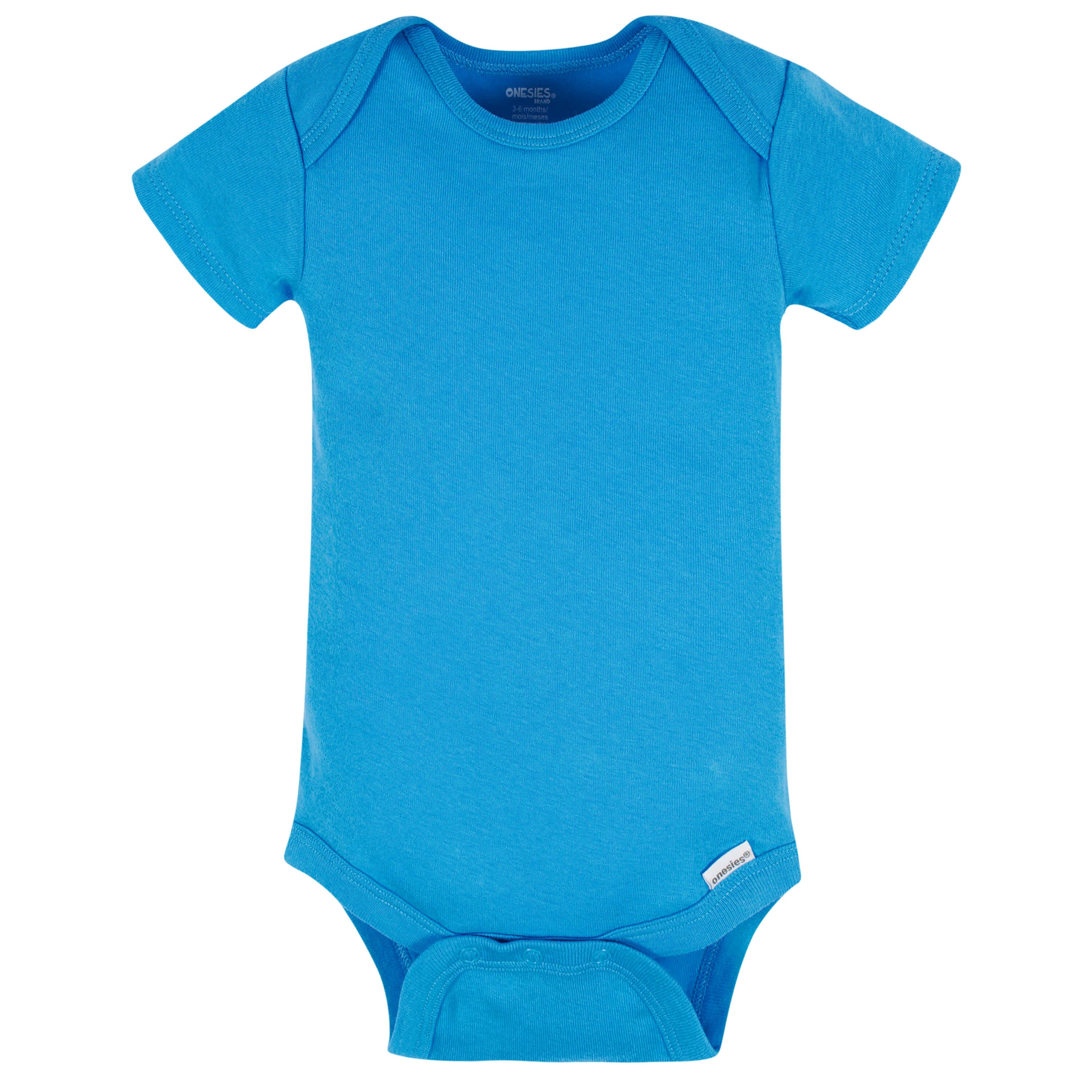 8-Pack Baby Neutral Classic Rainbow Short Sleeve Onesies® Bodysuits - Image 5