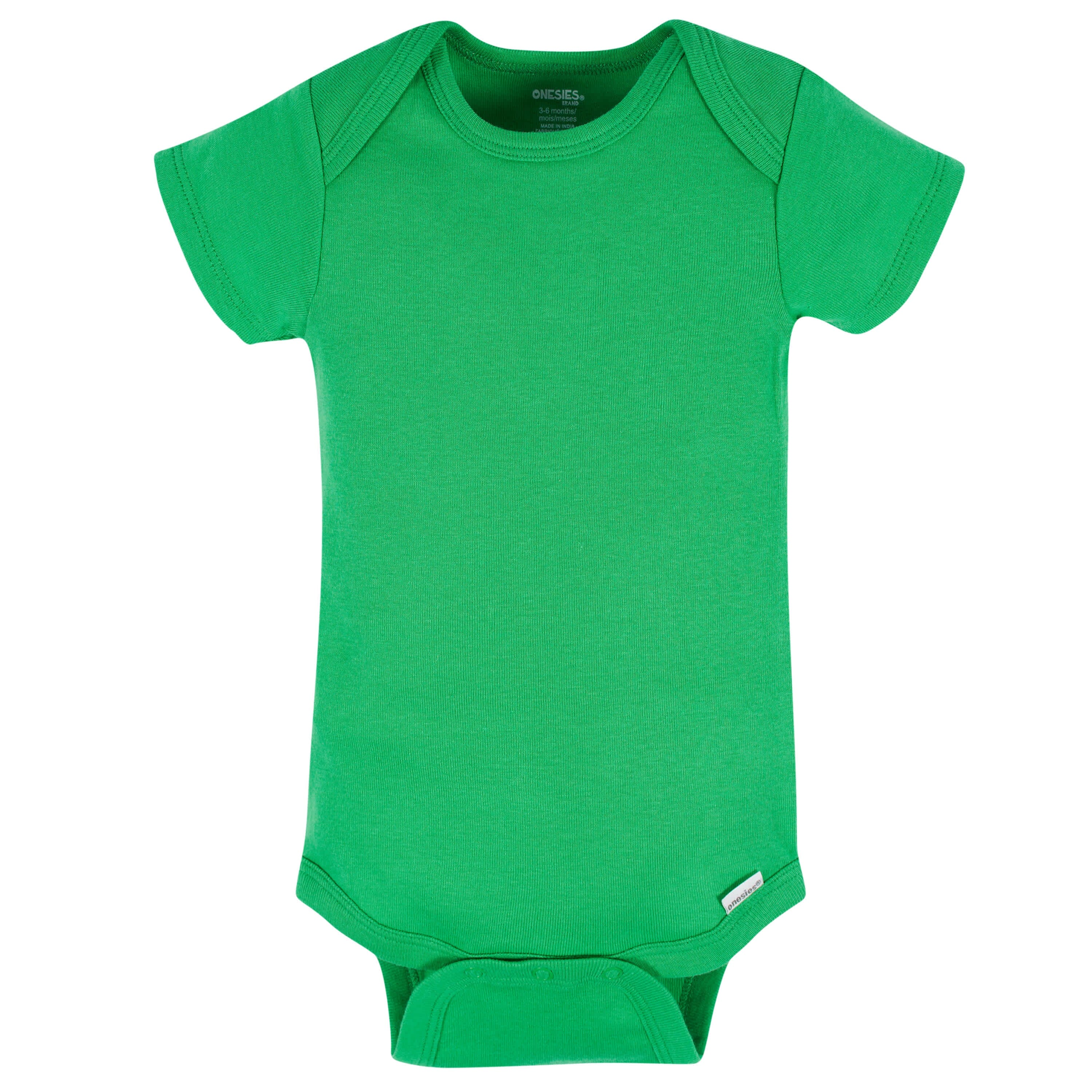 8-Pack Baby Neutral Classic Rainbow Short Sleeve Onesies® Bodysuits - Image 9