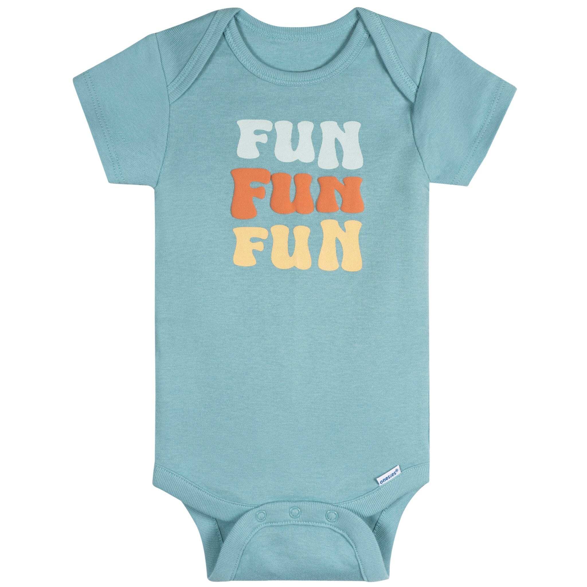 8-Pack Baby Neutral Fun Fun Fun Short Sleeve Onesies® Bodysuits - Image 9