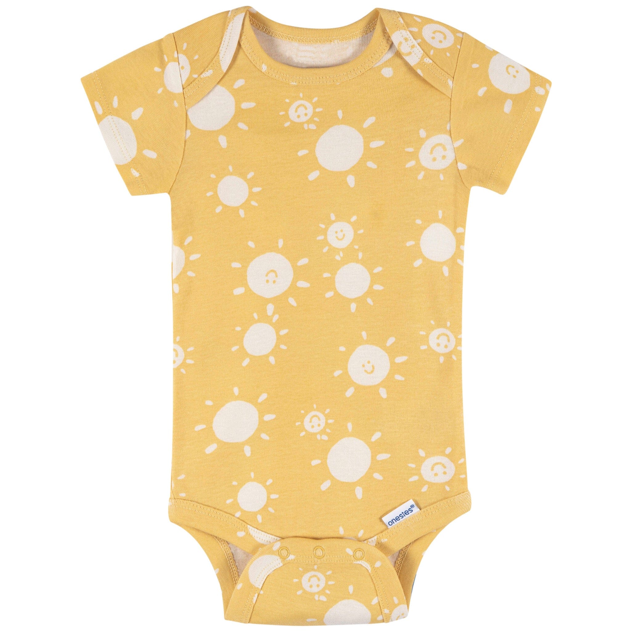 8-Pack Baby Neutral Hello Naptime Short Sleeve Onesies® Bodysuits - Image 4