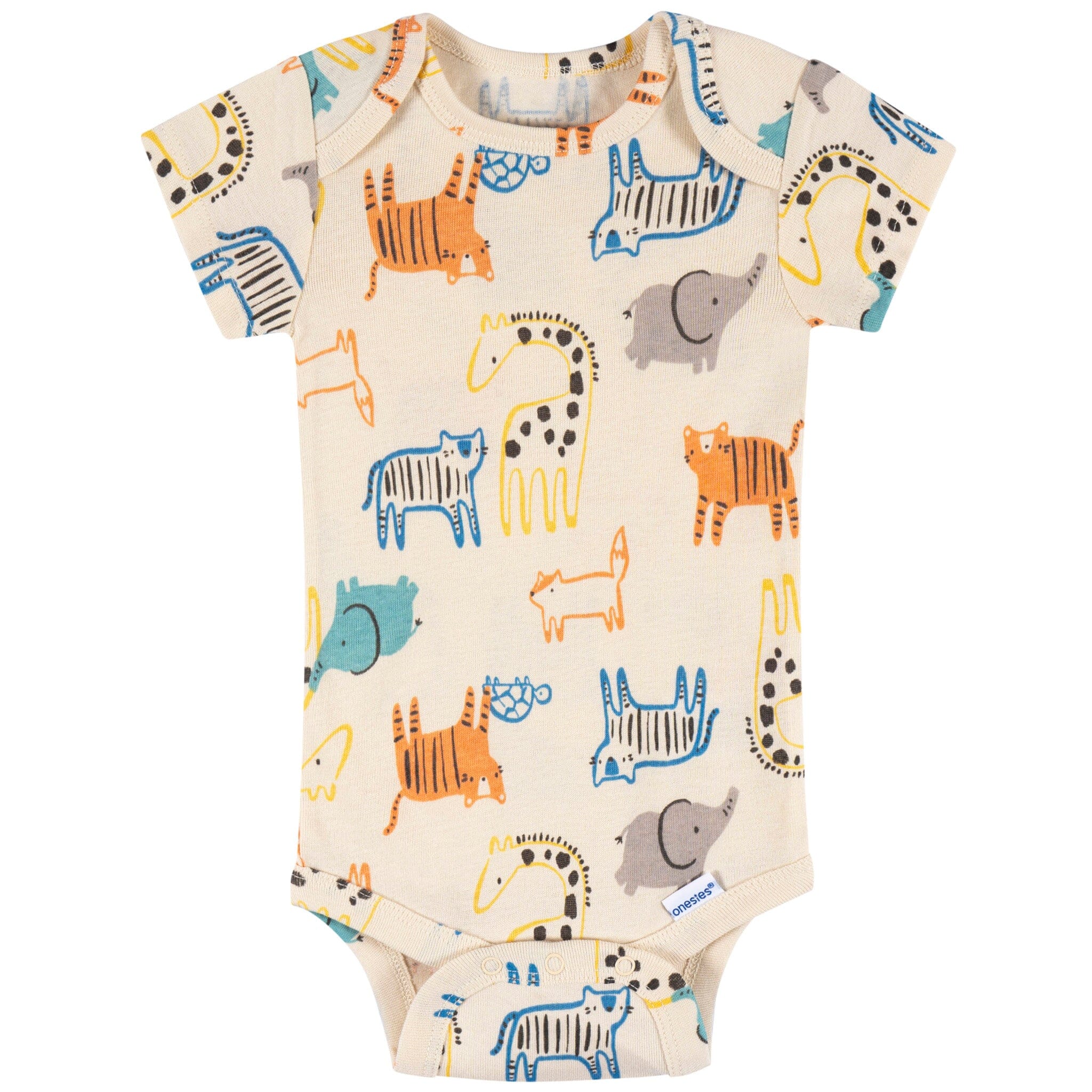 8-Pack Baby Neutral Hello Naptime Short Sleeve Onesies® Bodysuits - Image 8