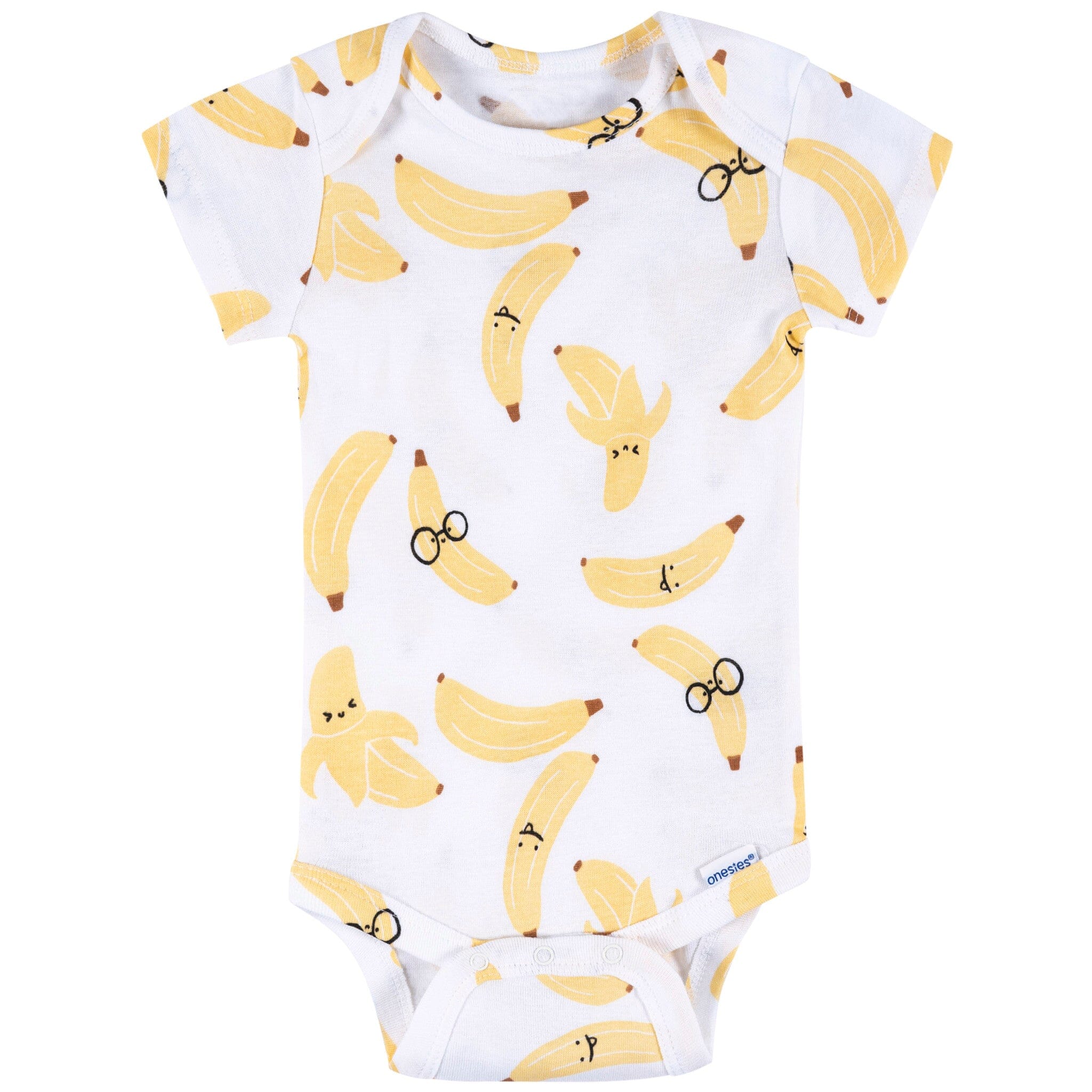 8-Pack Baby Neutral Peeling Good Short Sleeve Onesies® Bodysuits - Image 9