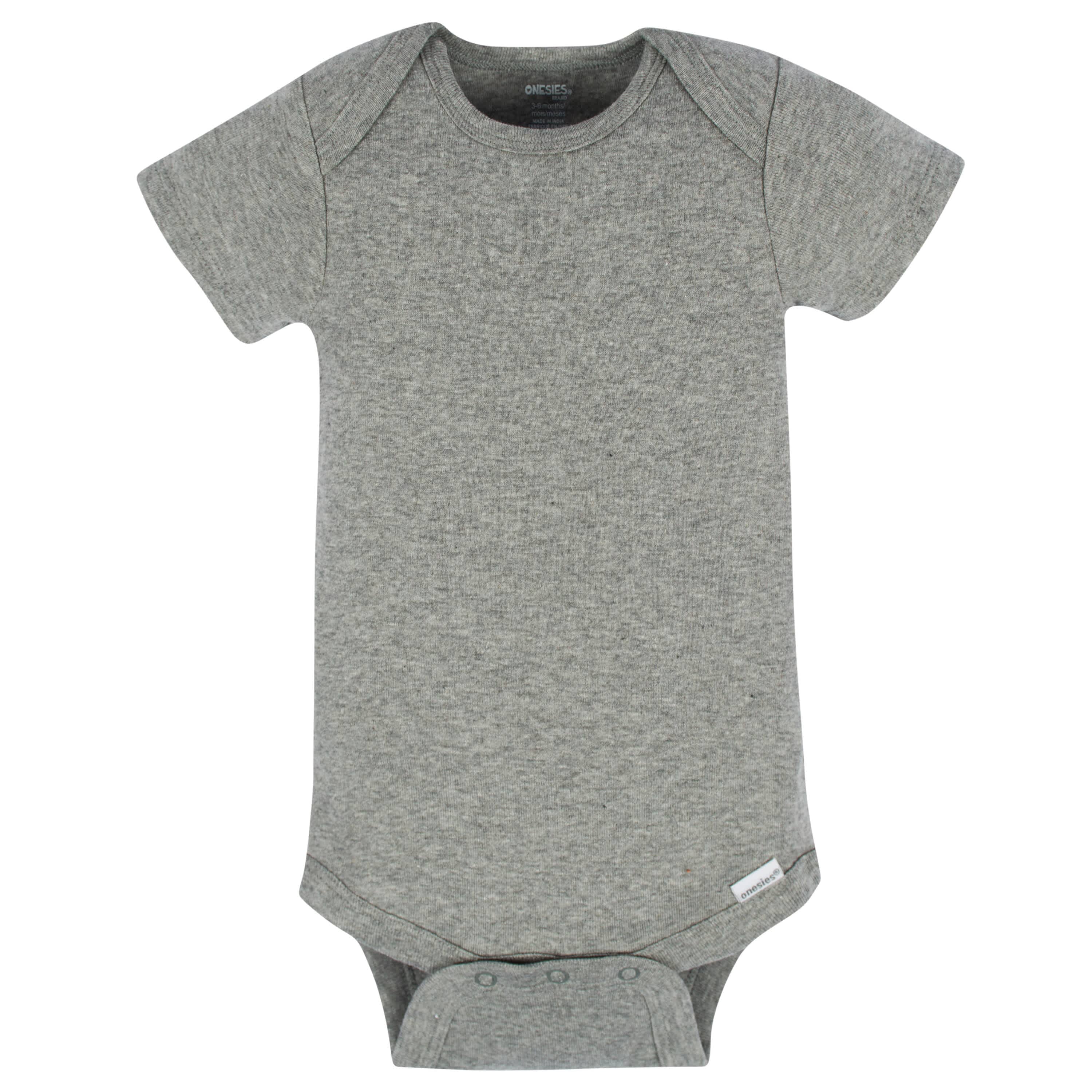 8-Pack Baby Neutral Neutrals Short Sleeve Onesies® Bodysuits - Image 2